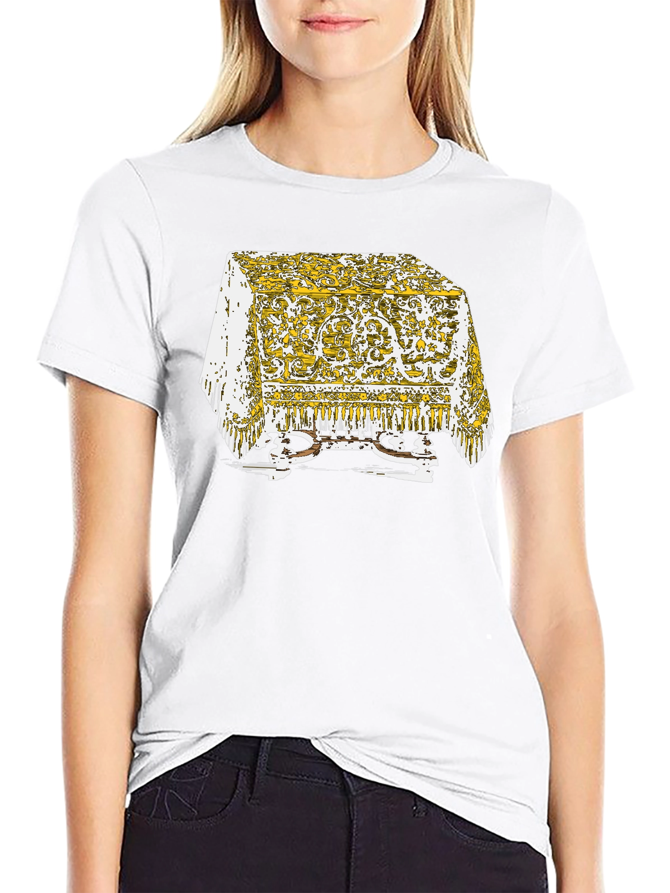 Ornate Table T-Shirt - Unique Graphic Tee