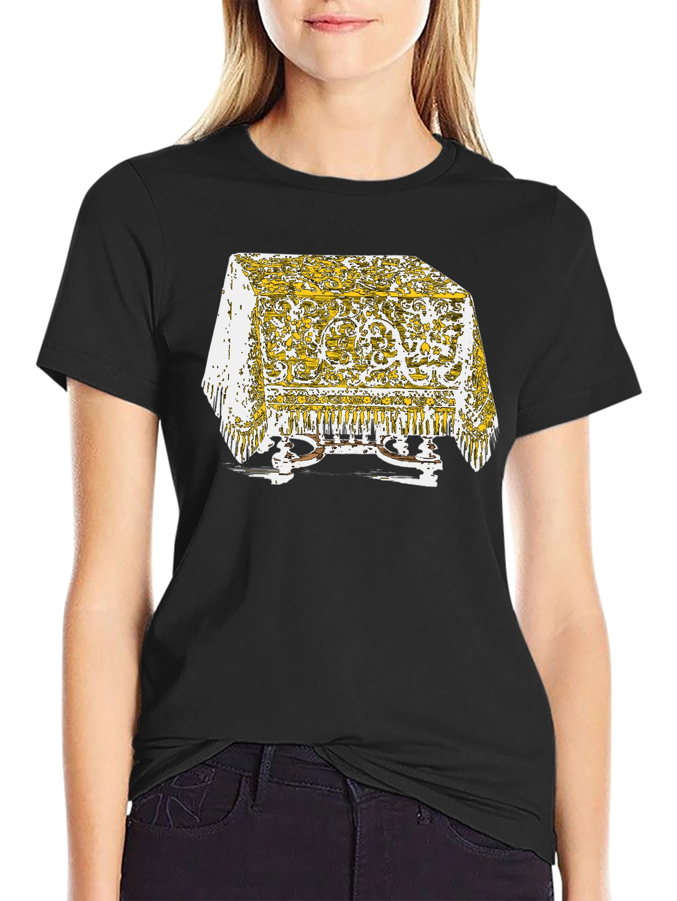 Ornate Table T-Shirt - Unique Graphic Tee