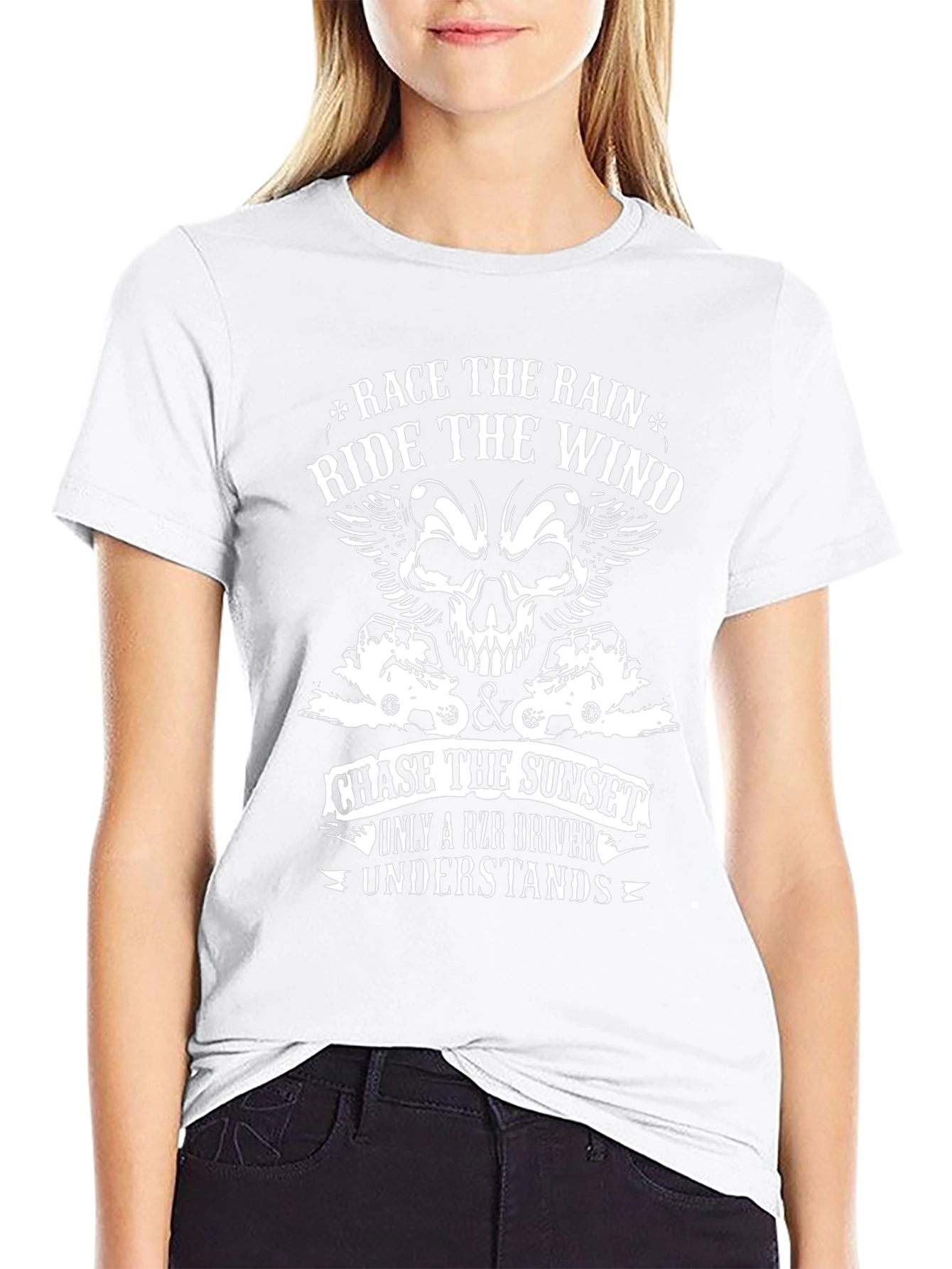RZR Driver Graphic T-Shirt - Race the Rain Design