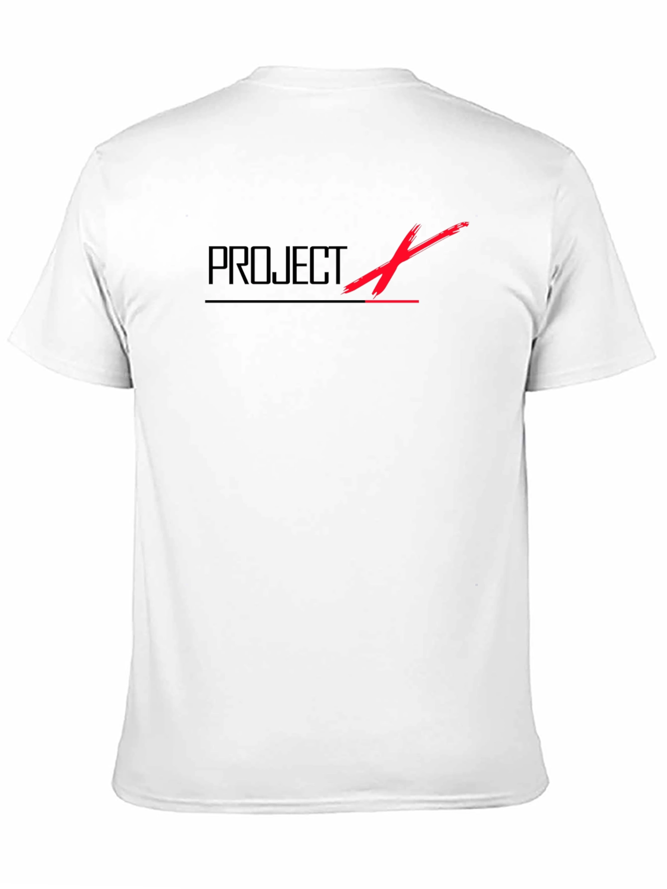 Project X Black T-Shirt - Modern Graphic Tee