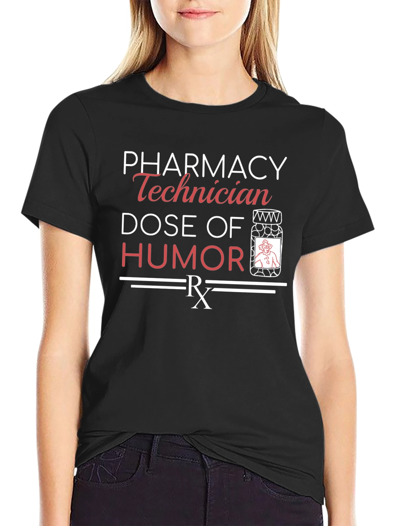 Pharmacy Technician Humor T-Shirt Funny Rx Dose Tee