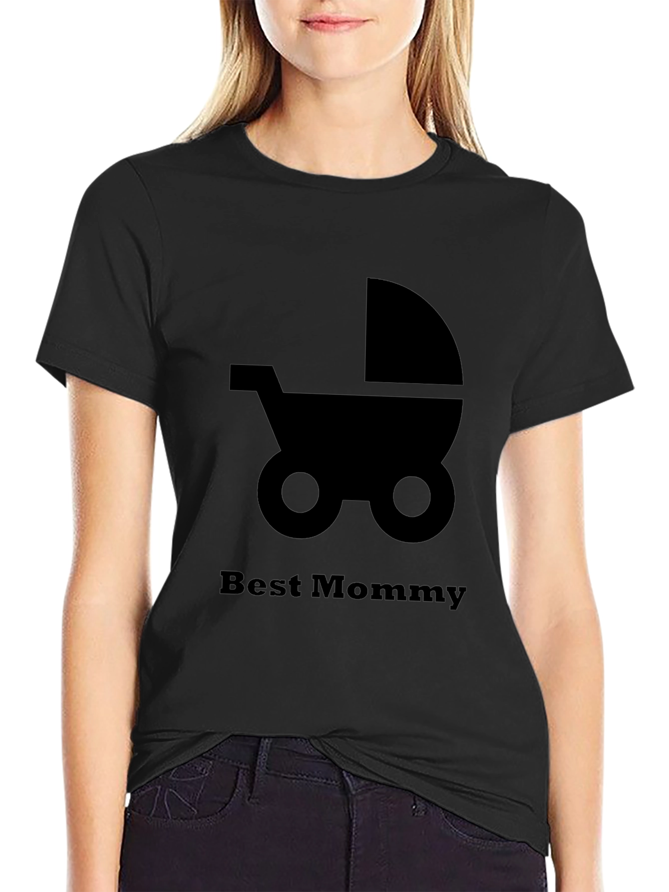Best Mommy Black T-Shirt