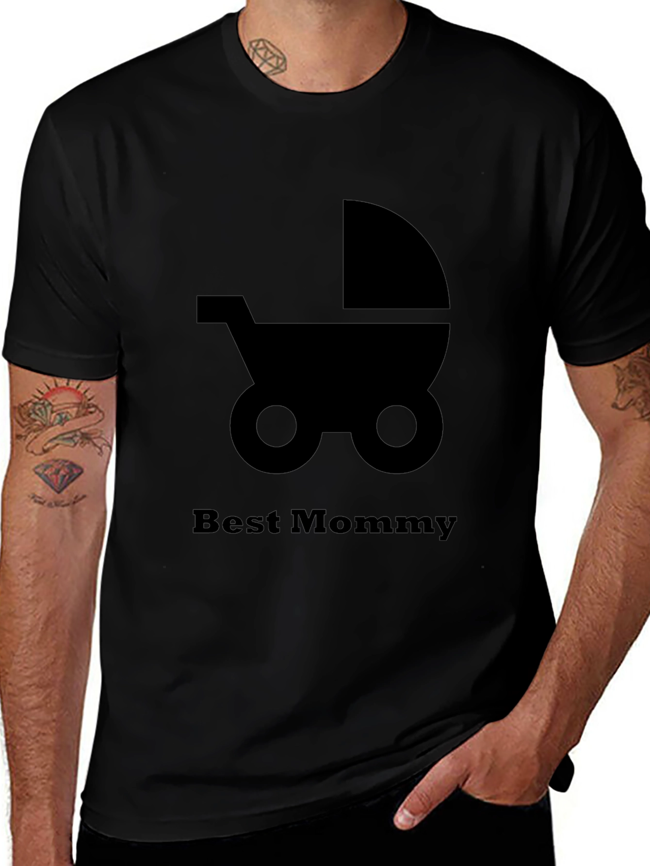 Best Mommy Black T-Shirt