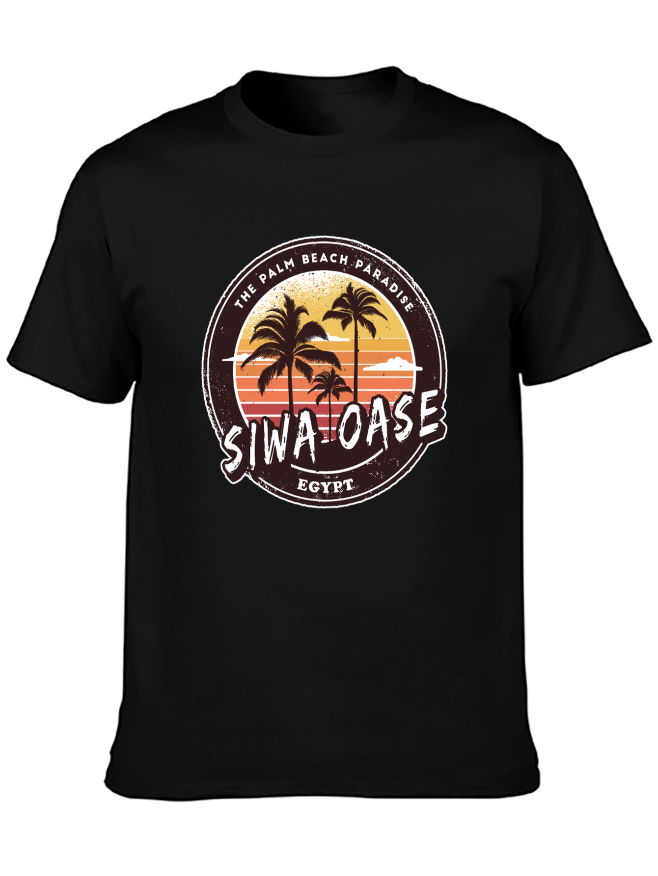 Siwa Oase Egypt T-Shirt Palm Beach Paradise Graphic Tee