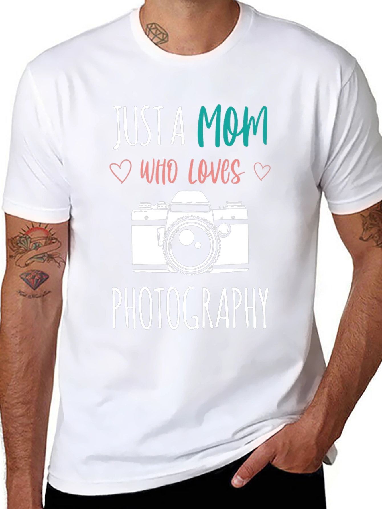 Mom Photography Lover T-Shirt - Camera Design