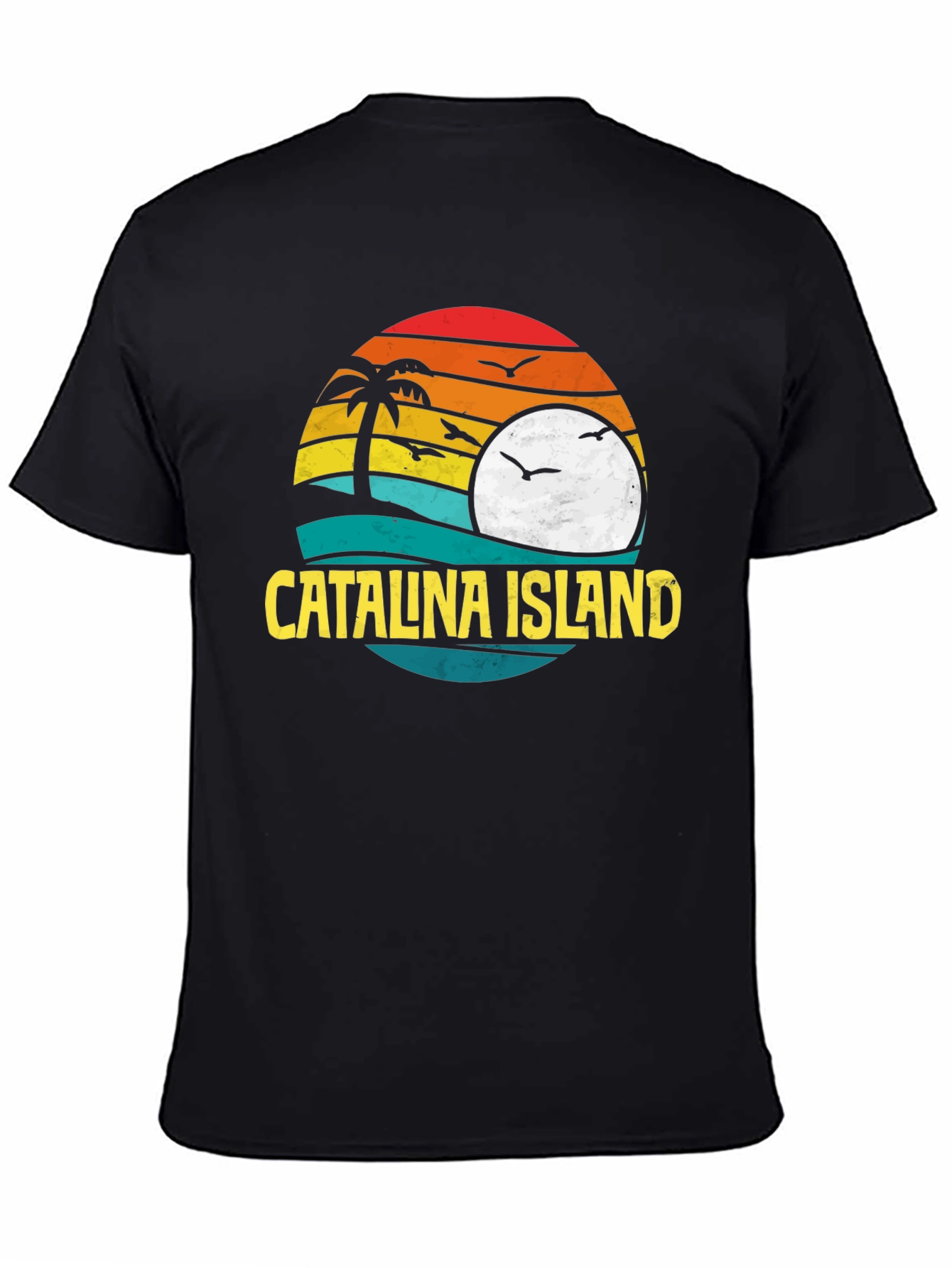 Catalina Island Sunset Graphic T-Shirt