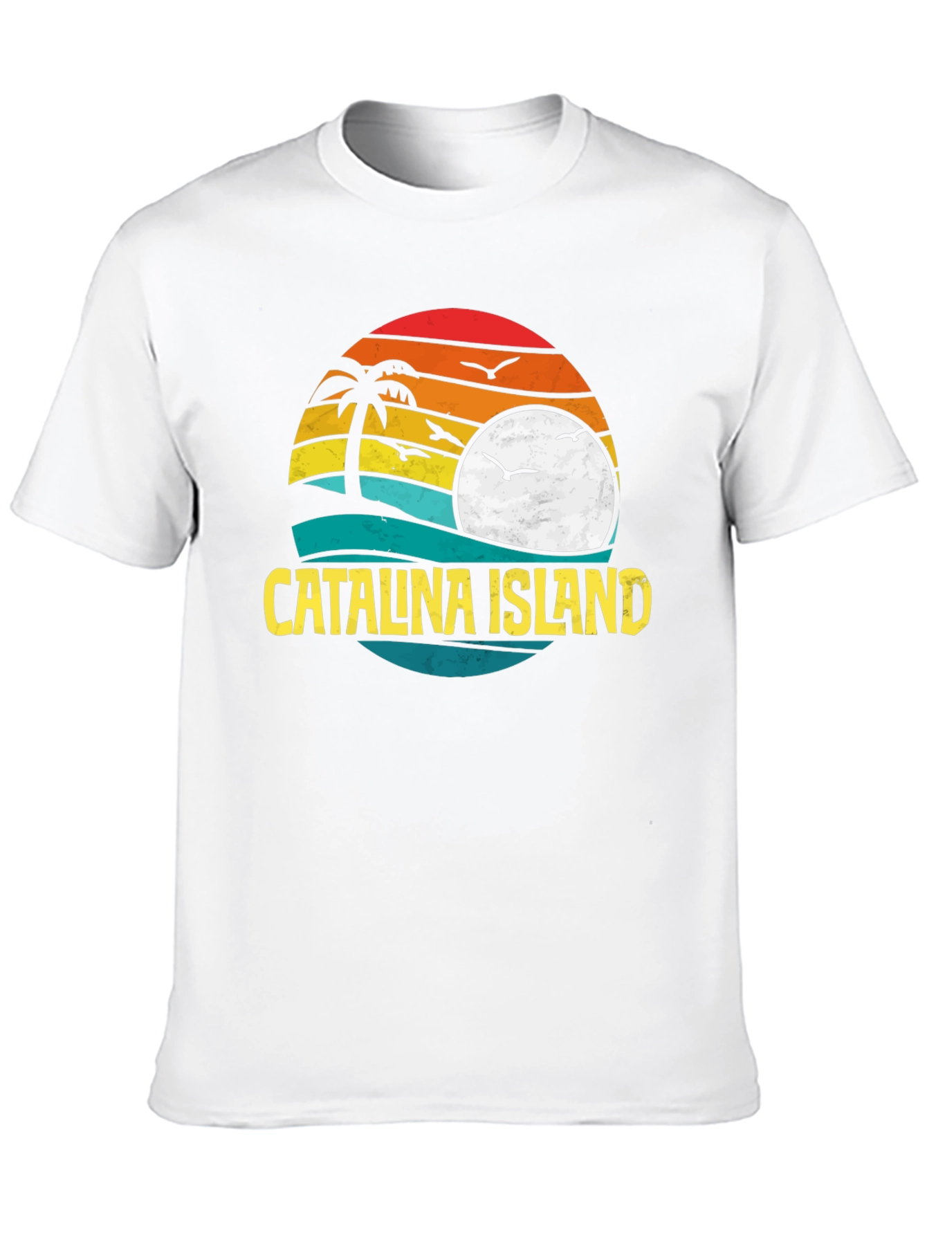 Catalina Island Sunset Graphic T-Shirt