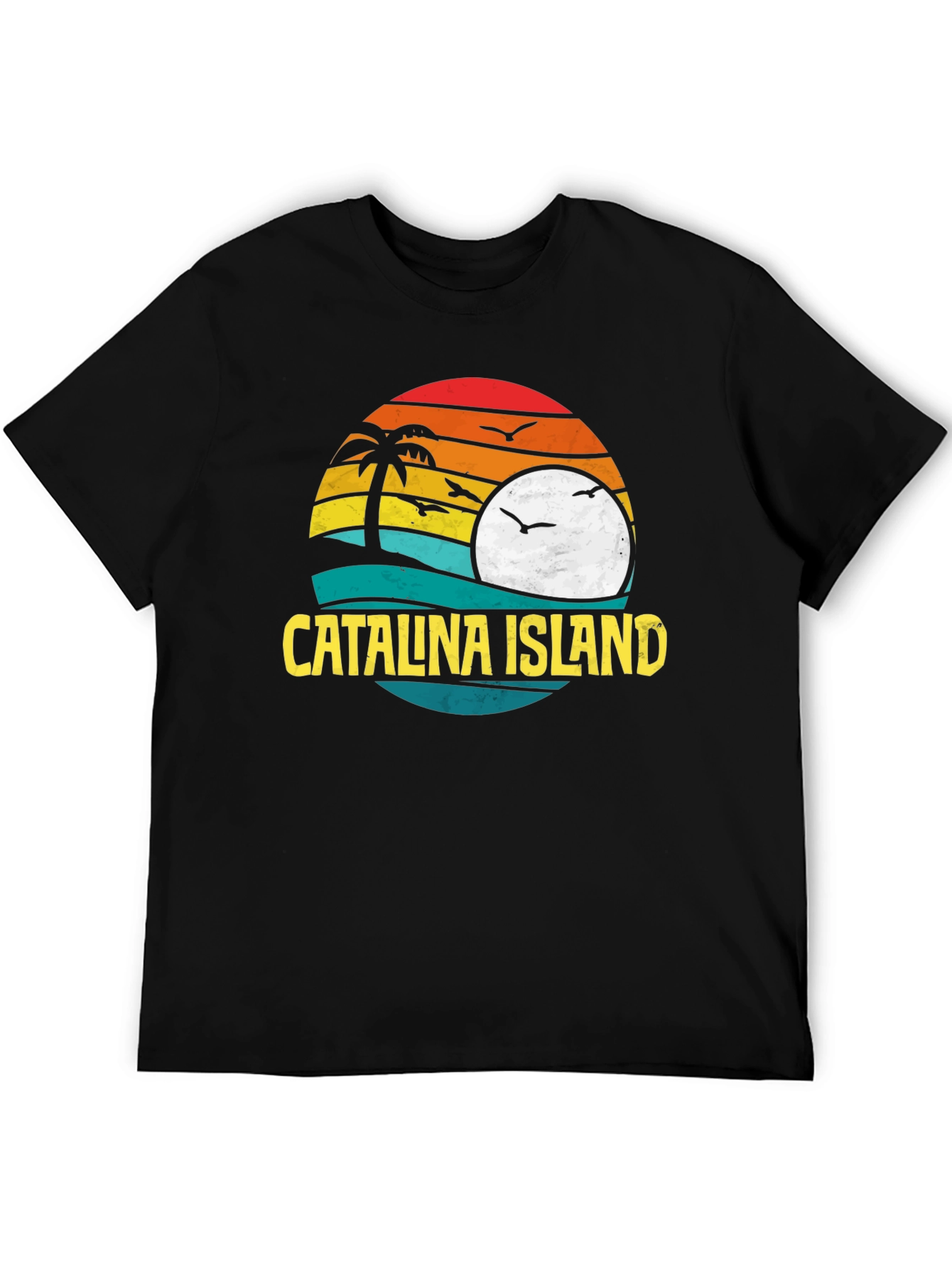Catalina Island Sunset Graphic T-Shirt