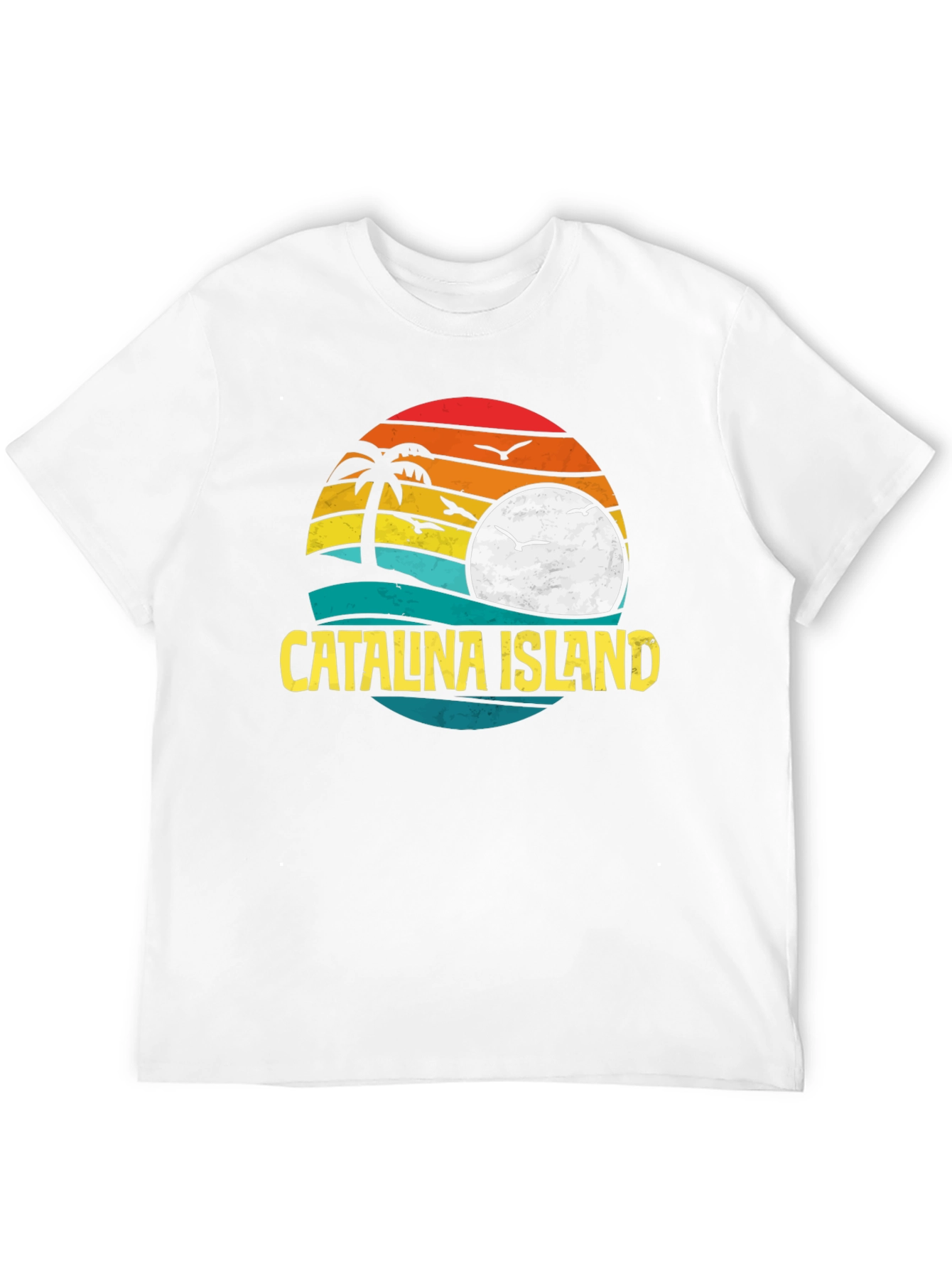 Catalina Island Sunset Graphic T-Shirt