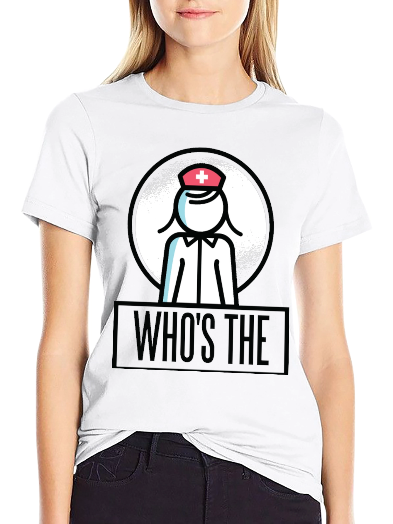 Whos The Nurse T-Shirt -  Fun Healthcare Apparel