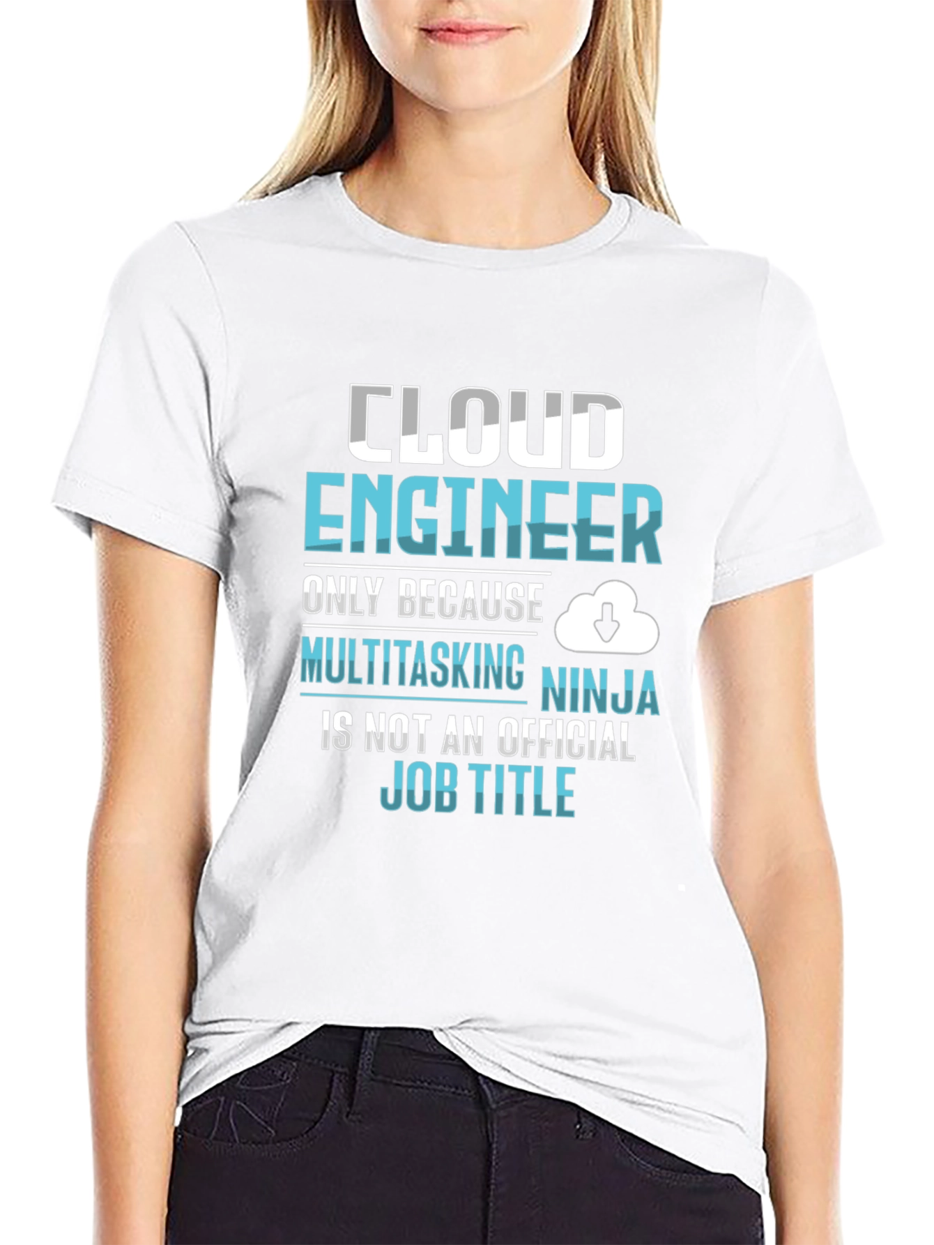 Cloud Engineer Multitasking Ninja Graphic Tee