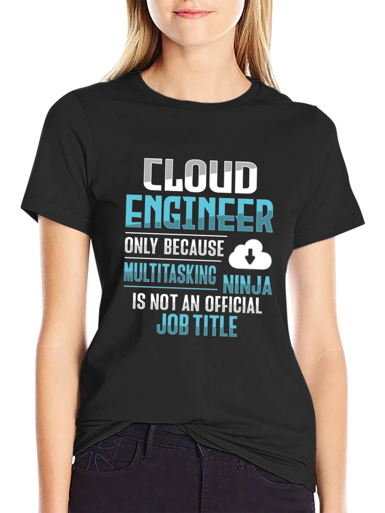 Cloud Engineer Multitasking Ninja Graphic Tee