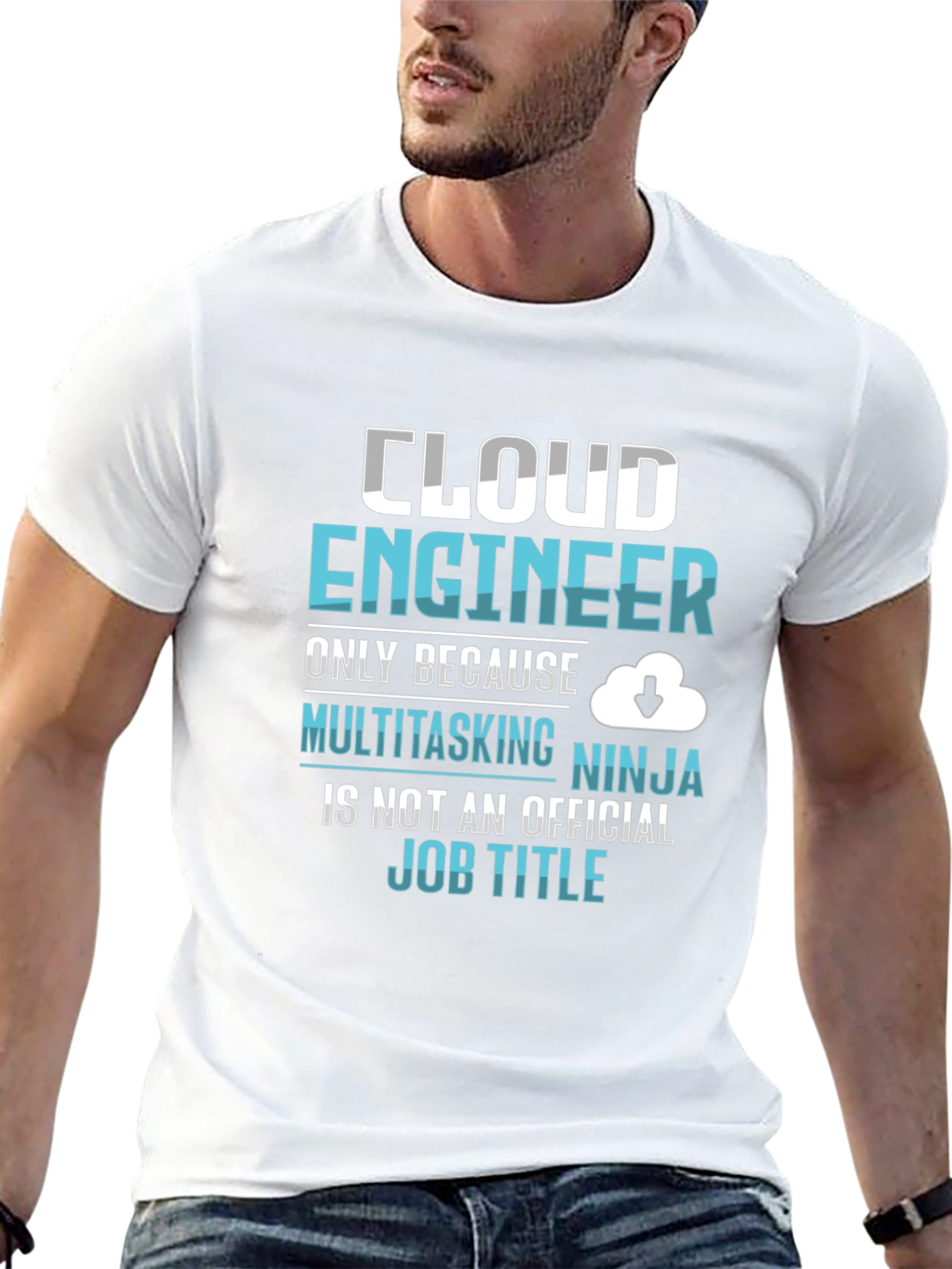 Cloud Engineer Multitasking Ninja Graphic Tee