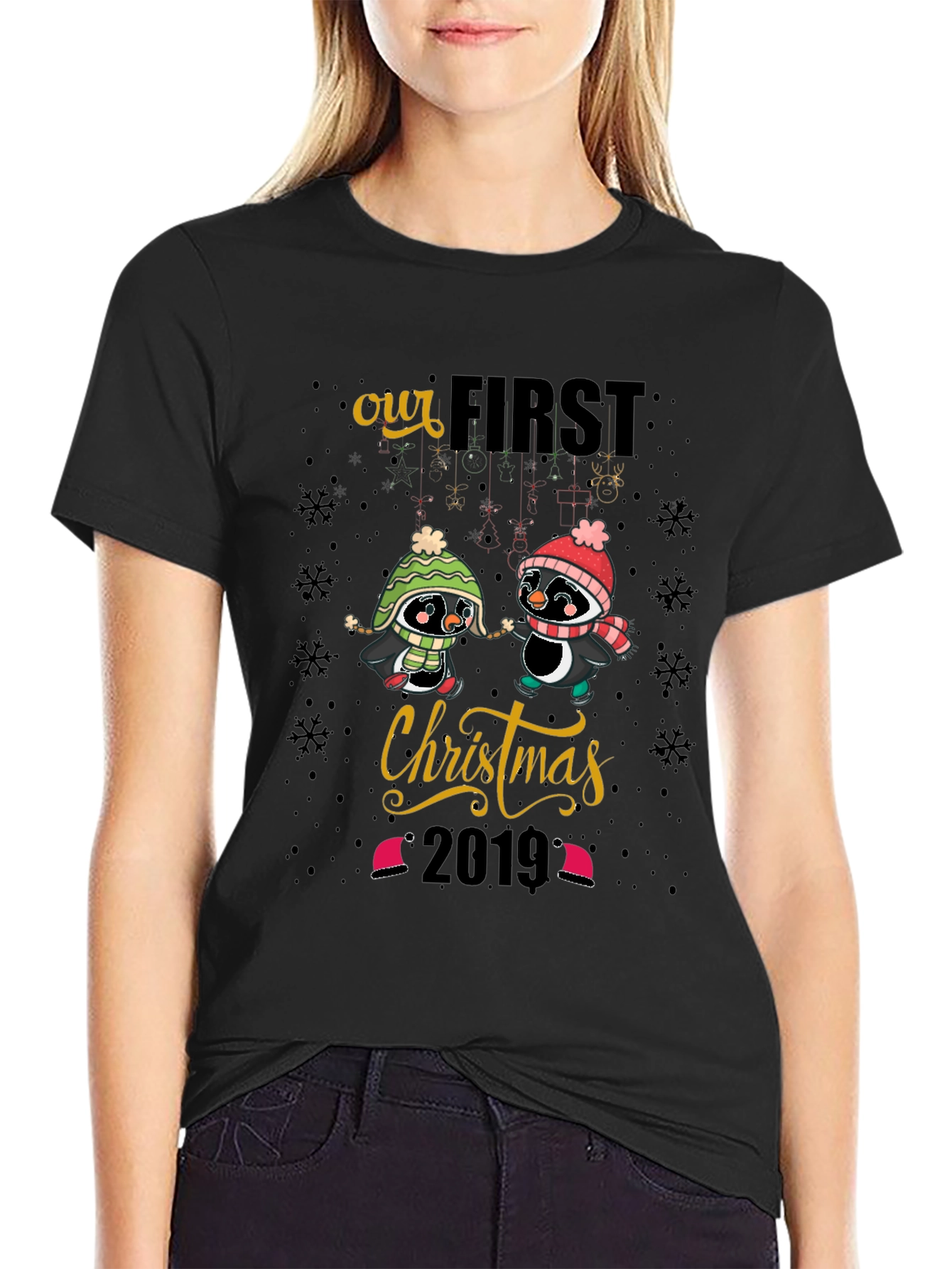 Our First Christmas Penguin T-Shirt