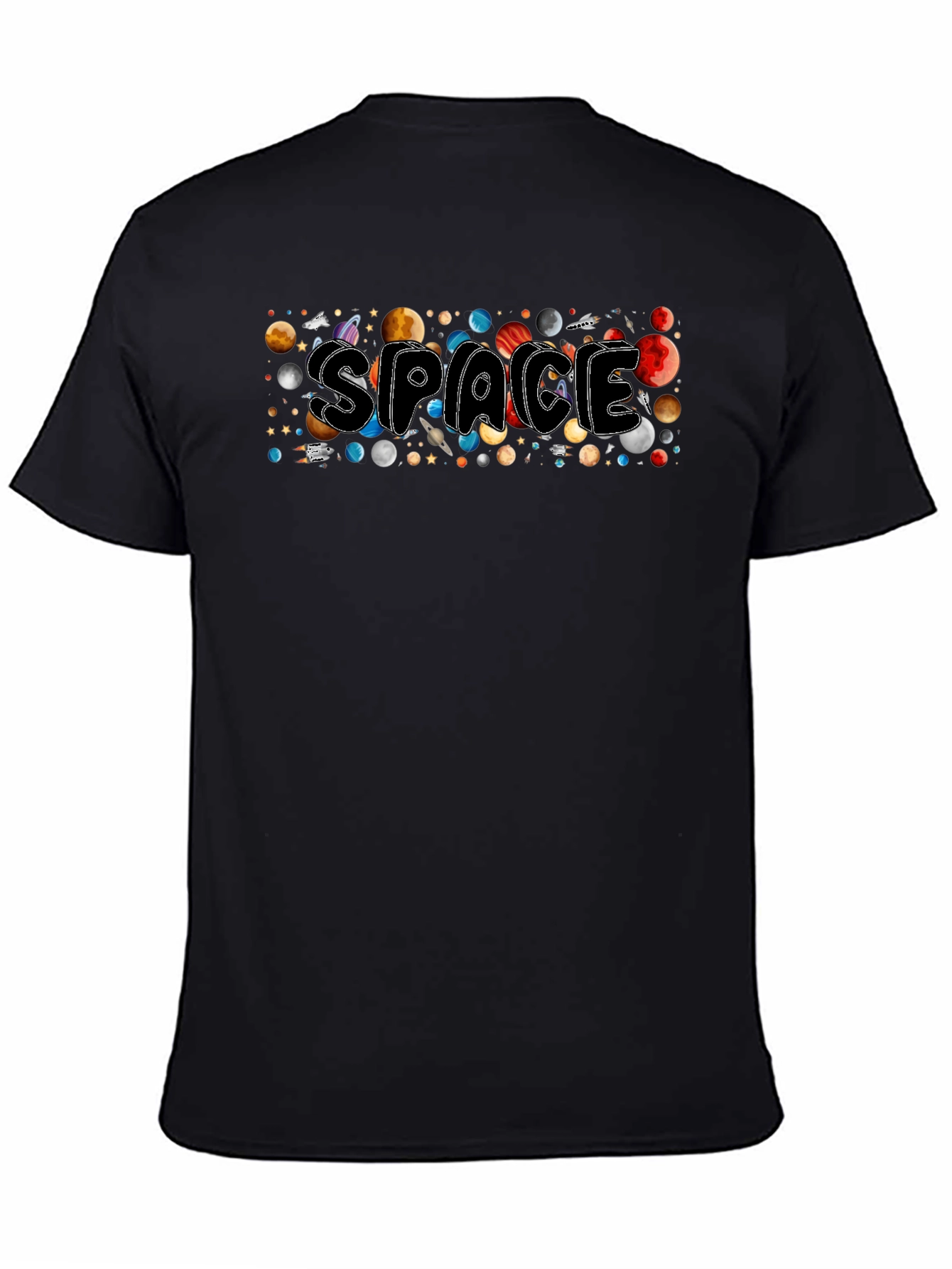 Space Planets Graphic T-Shirt