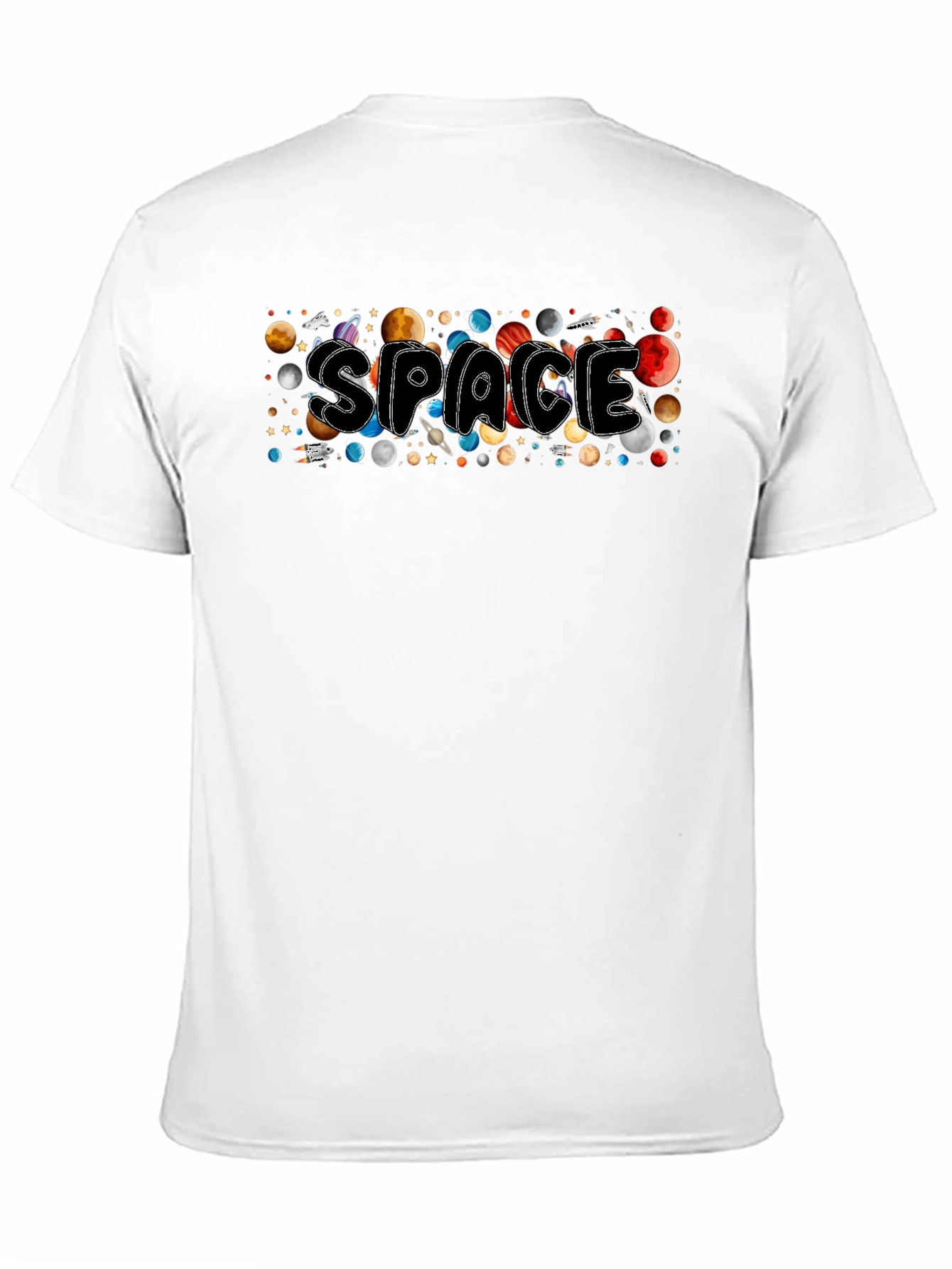 Space Planets Graphic T-Shirt