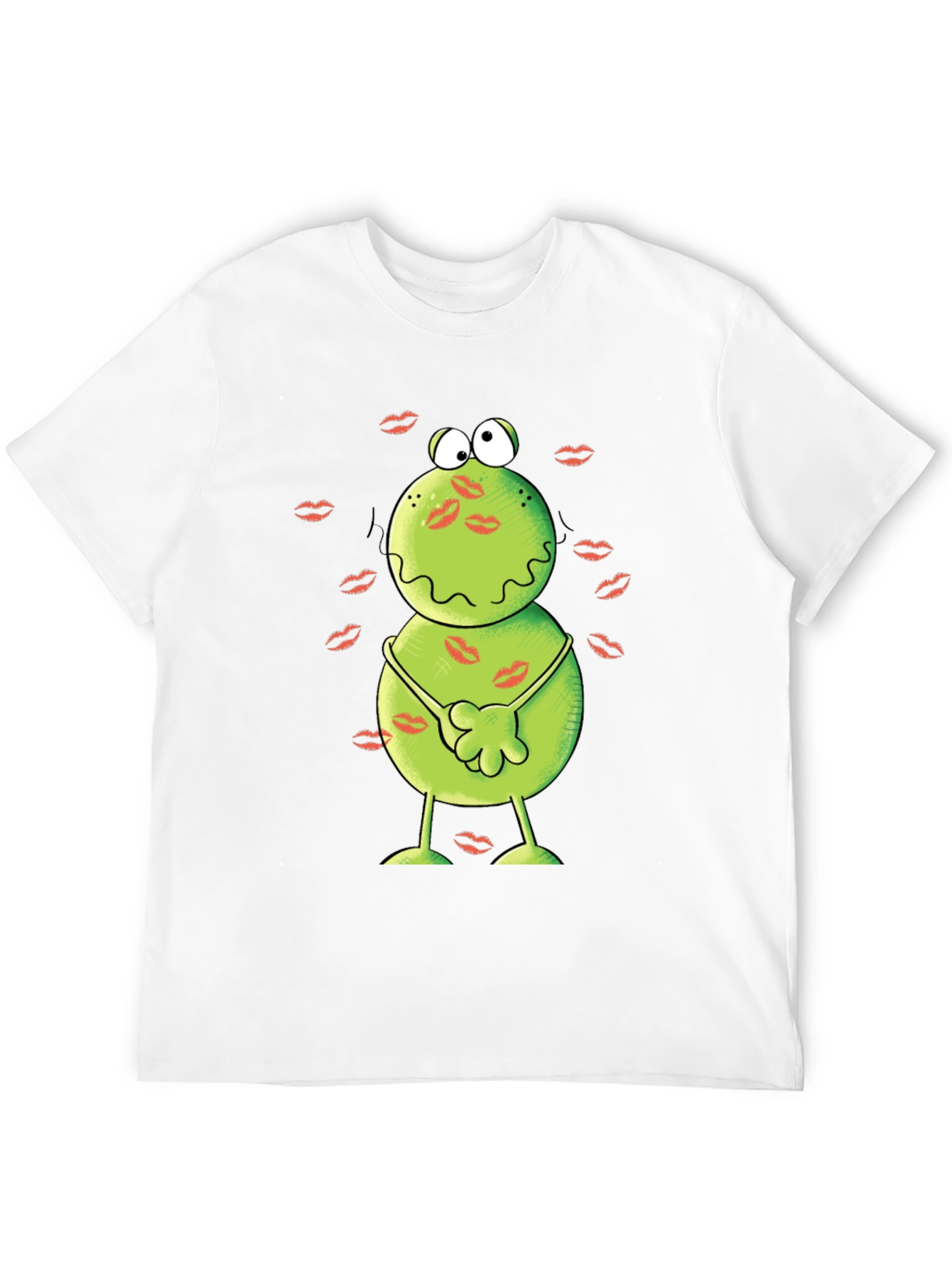Kissed Frog Graphic Tee - Mens Black T-Shirt