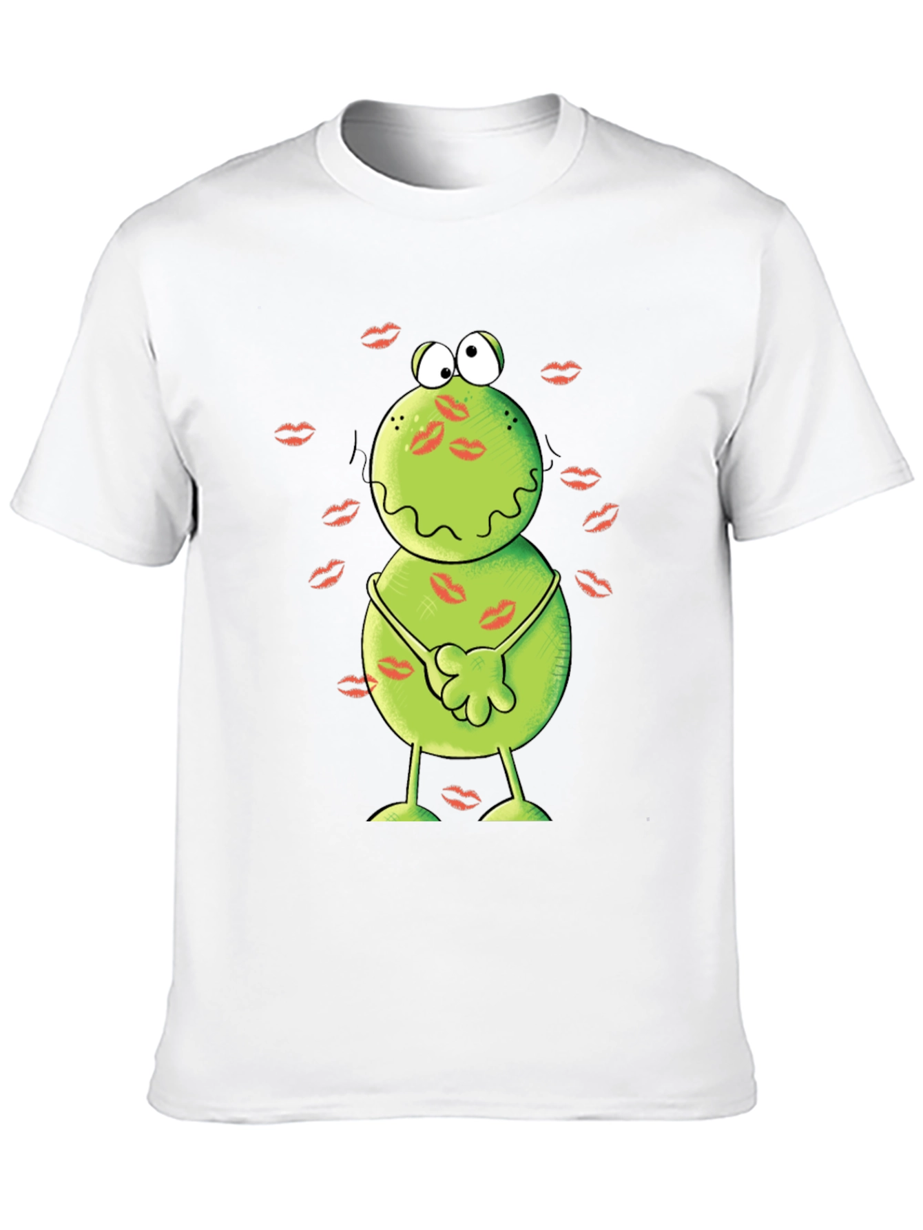 Kissed Frog Graphic Tee - Mens Black T-Shirt
