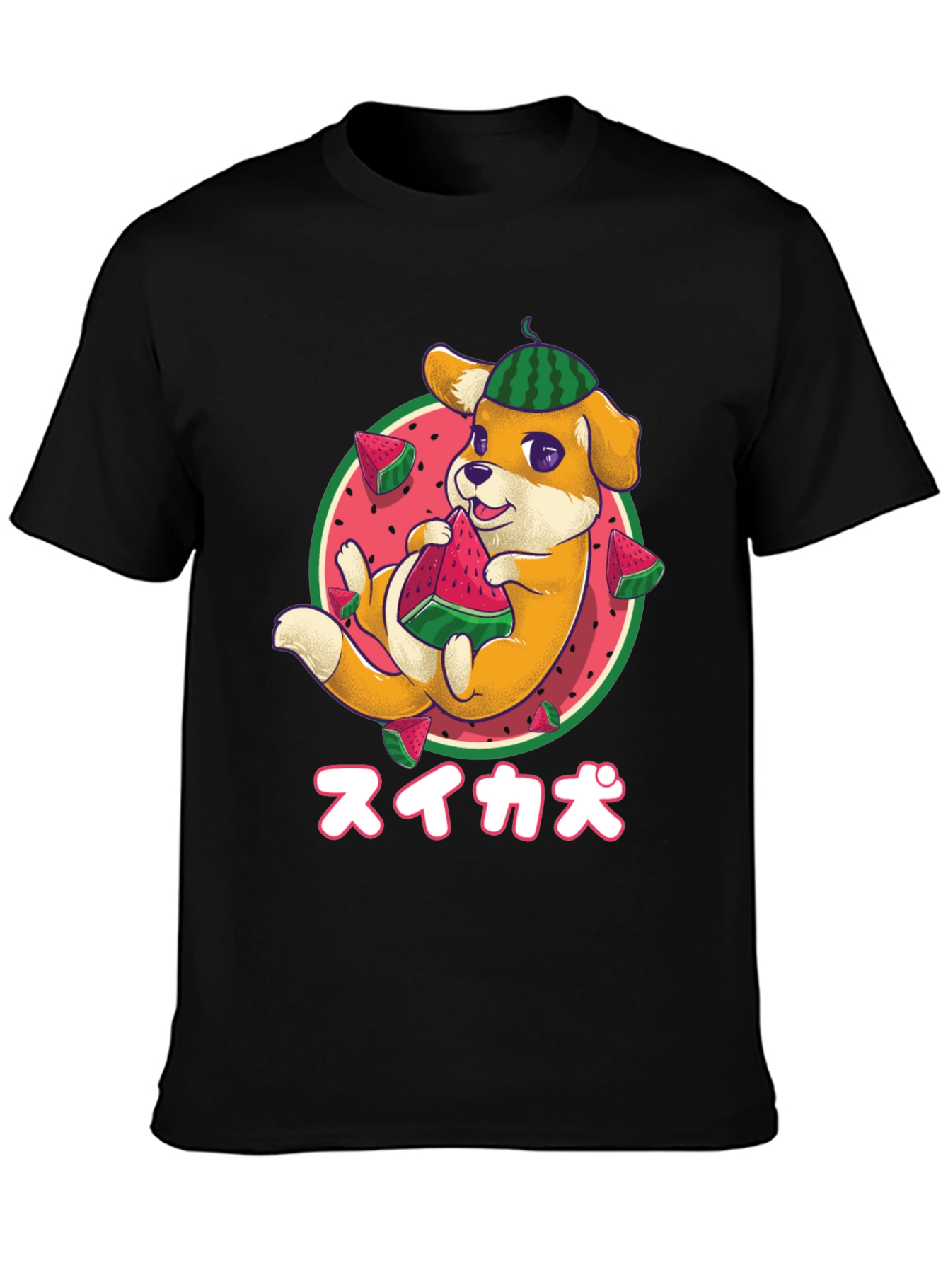 Watermelon Dog Graphic Tee
