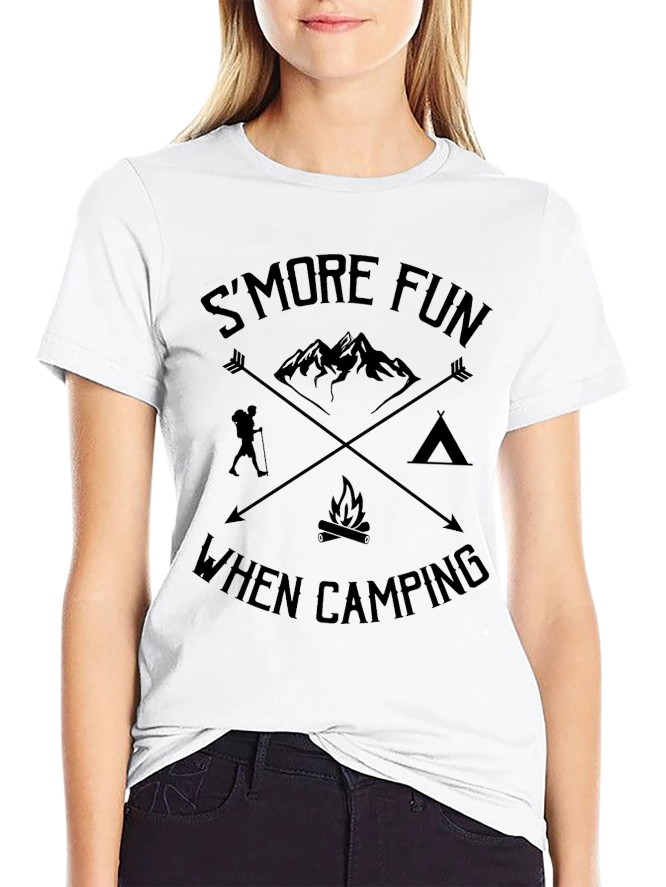 Smore Fun Camping Graphic Tee