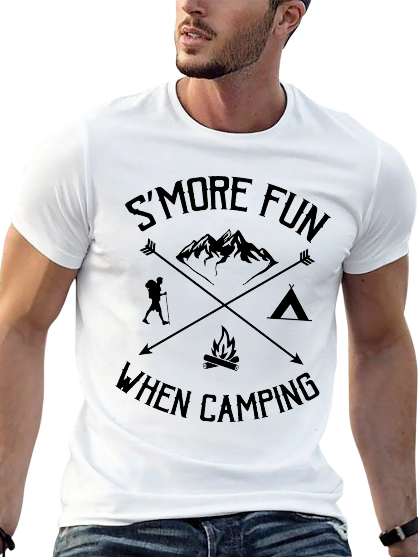Smore Fun Camping Graphic Tee