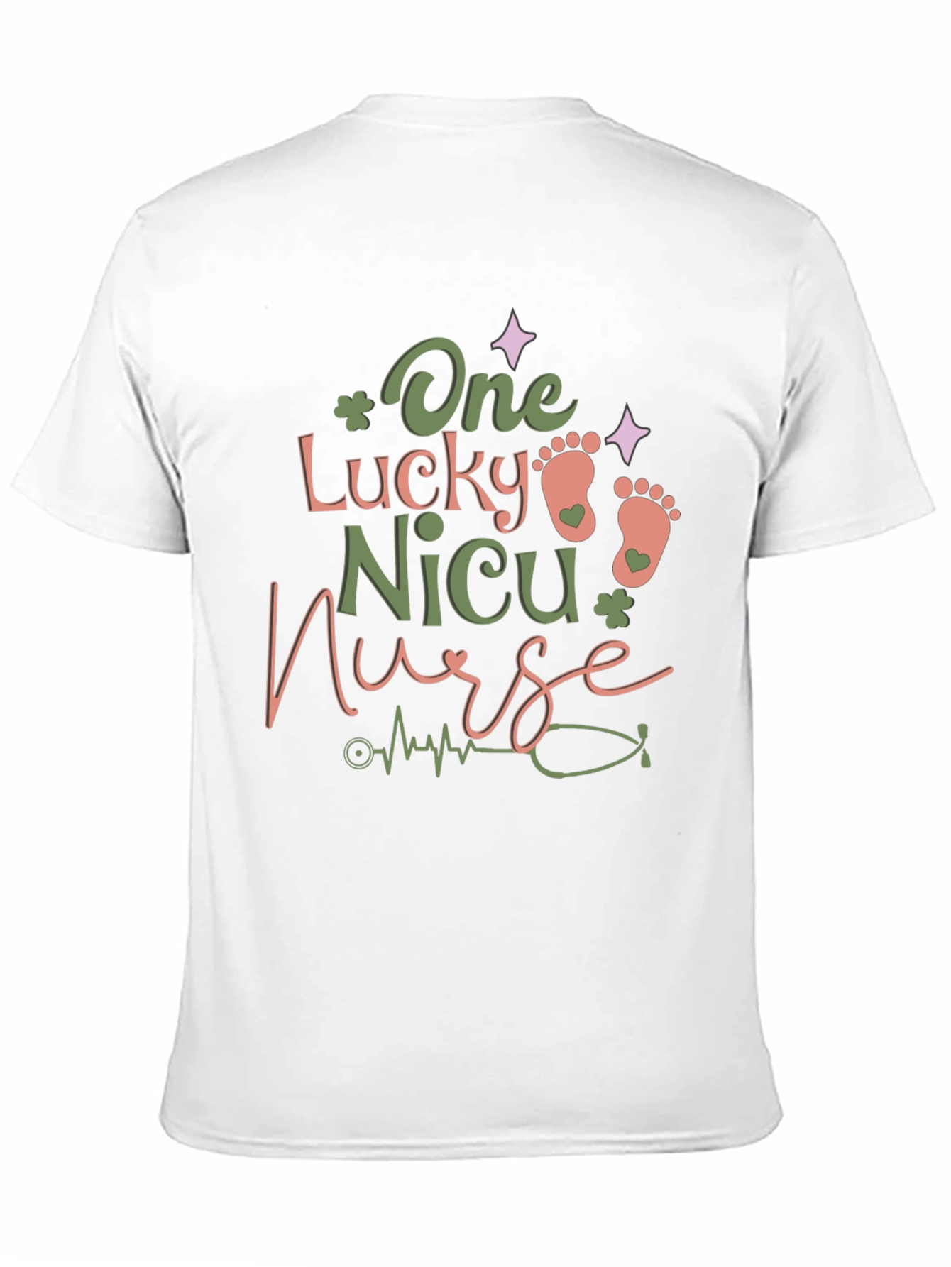 Lucky NICU Nurse Graphic Tee