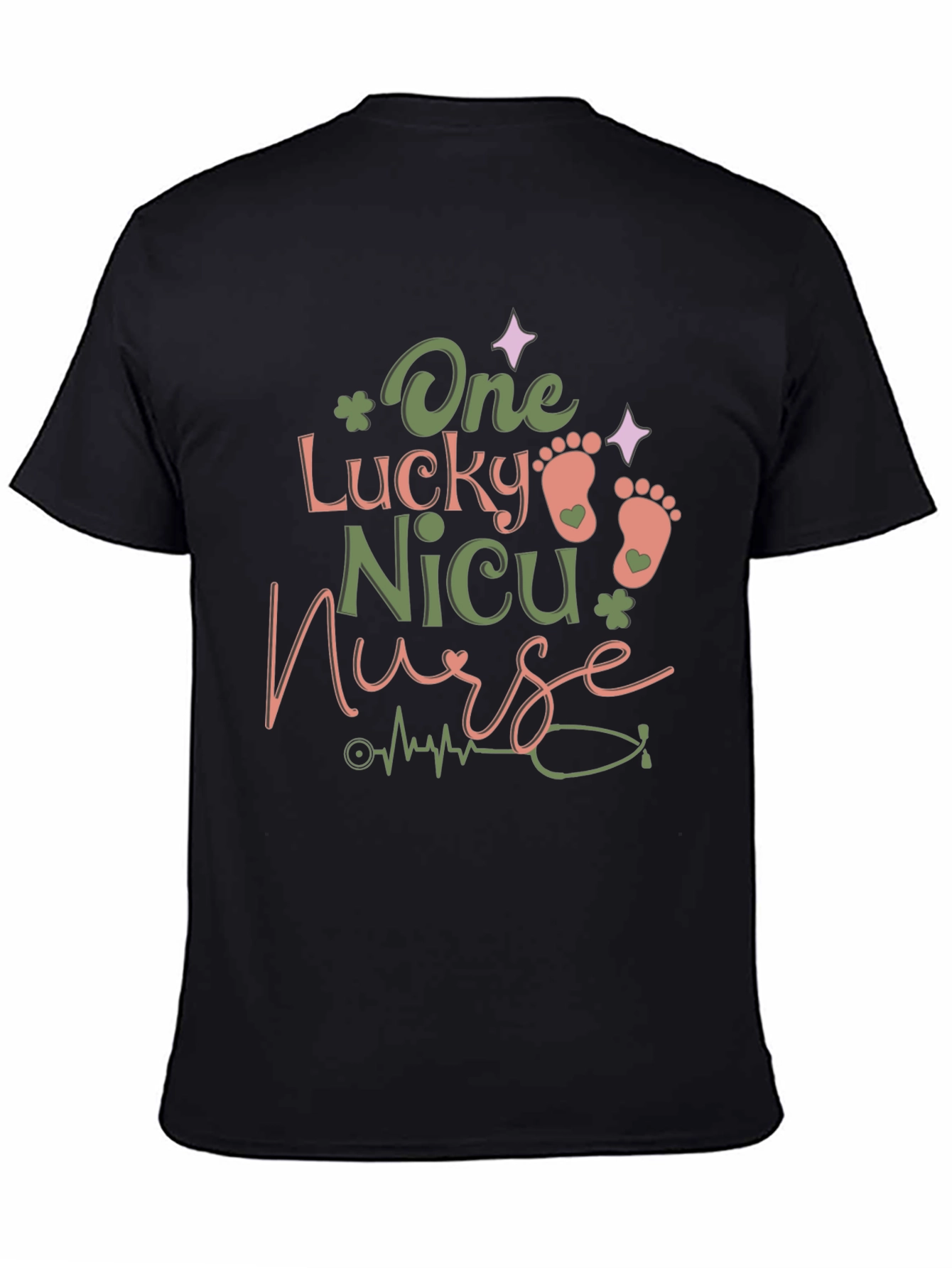 Lucky NICU Nurse Graphic Tee