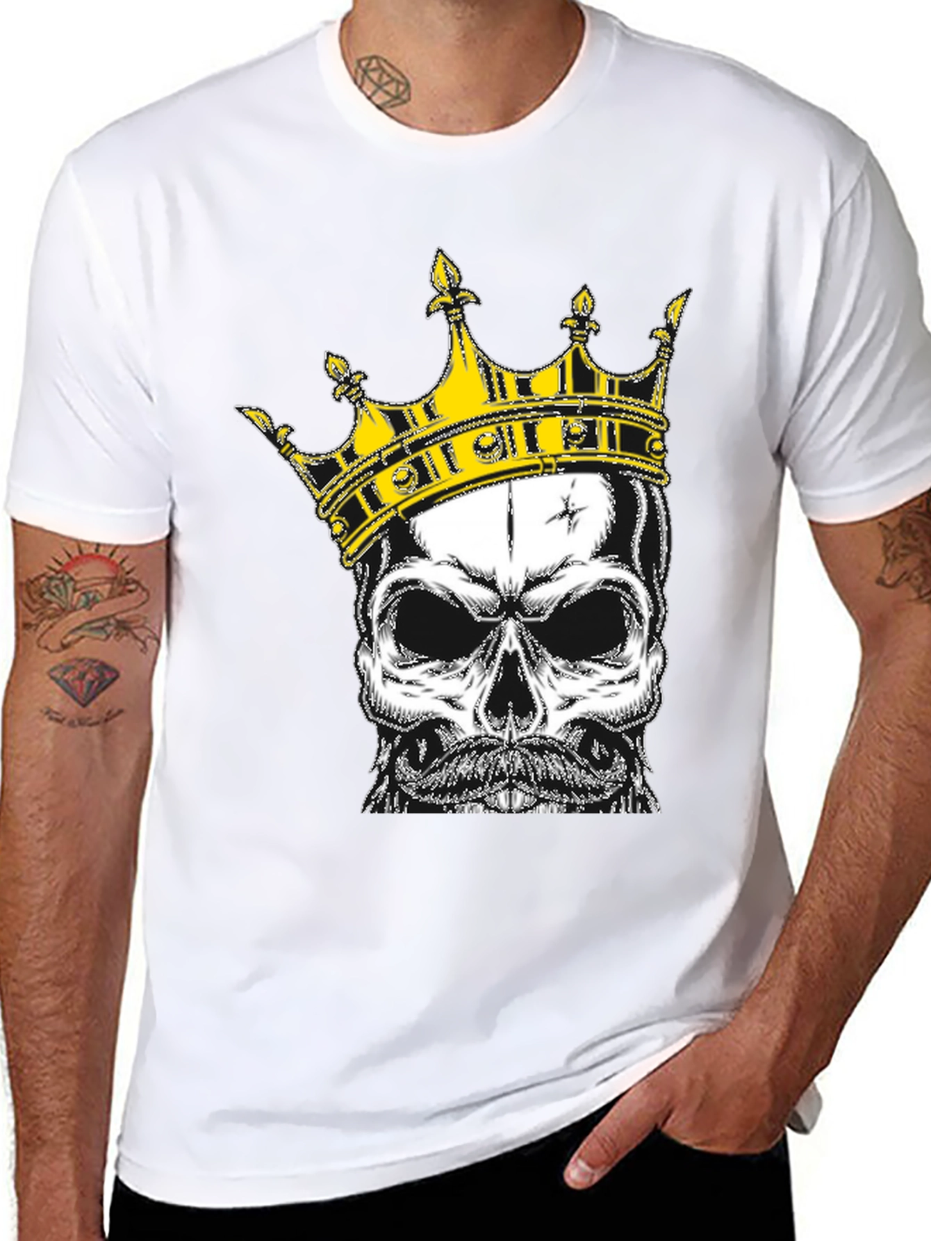Skull King Graphic Tee - Black T-Shirt