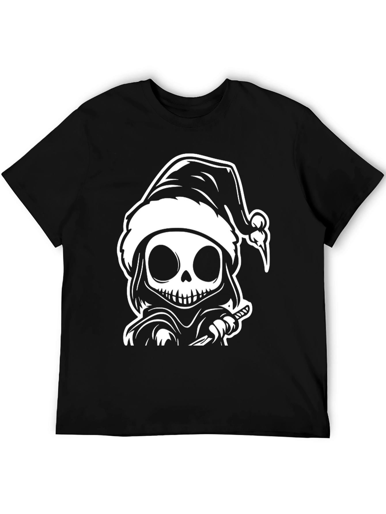 Grim Reaper Santa T-Shirt - Holiday Spooky Tee