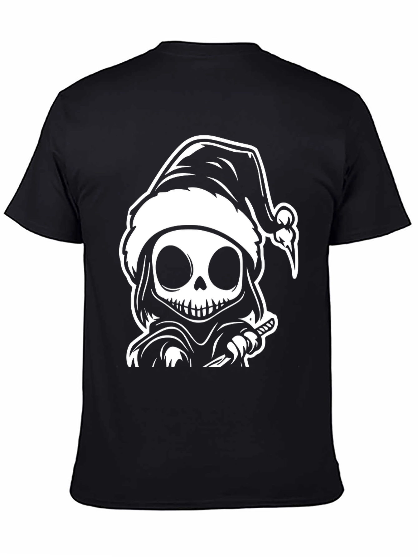 Grim Reaper Santa T-Shirt - Holiday Spooky Tee