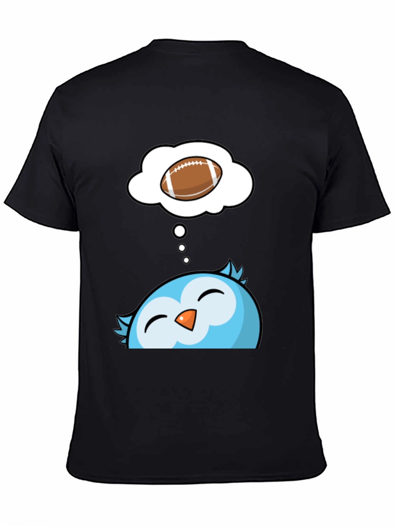 Owl Thinking About Football Graphic Tee