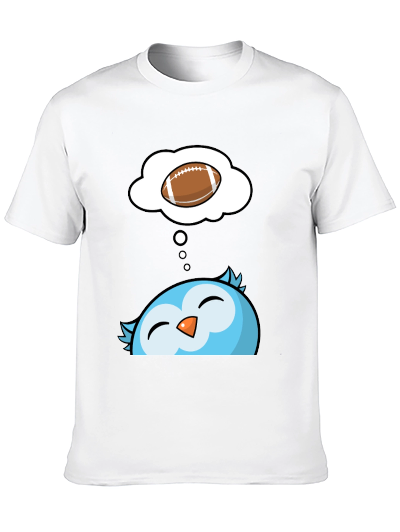 Owl Thinking About Football Graphic Tee