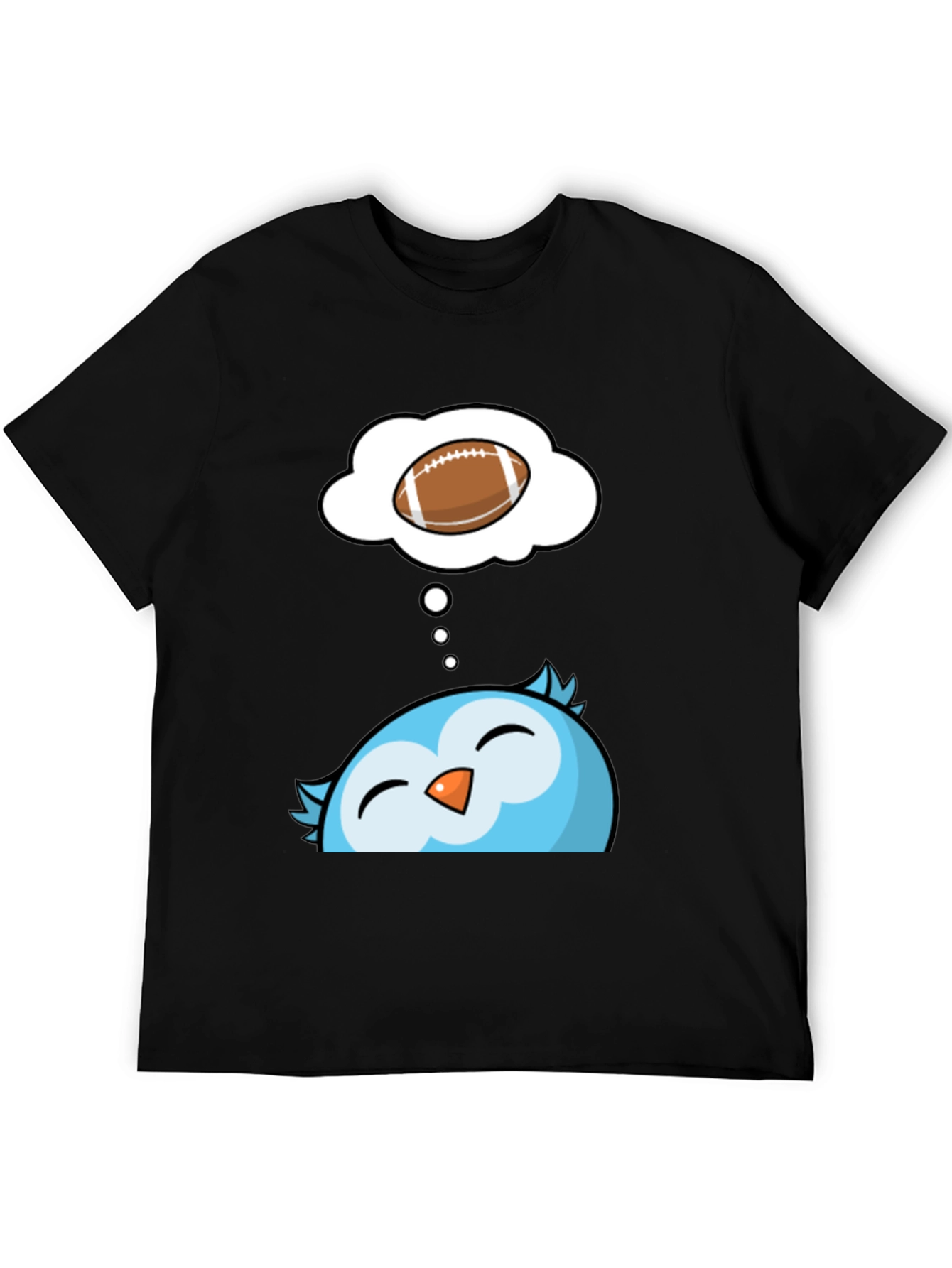 Owl Thinking About Football Graphic Tee