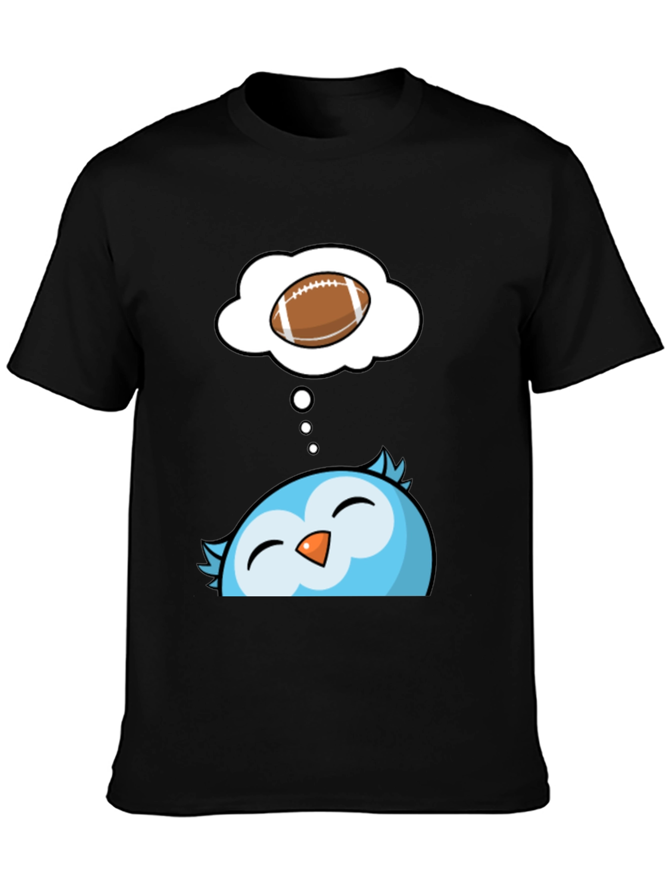 Owl Thinking About Football Graphic Tee