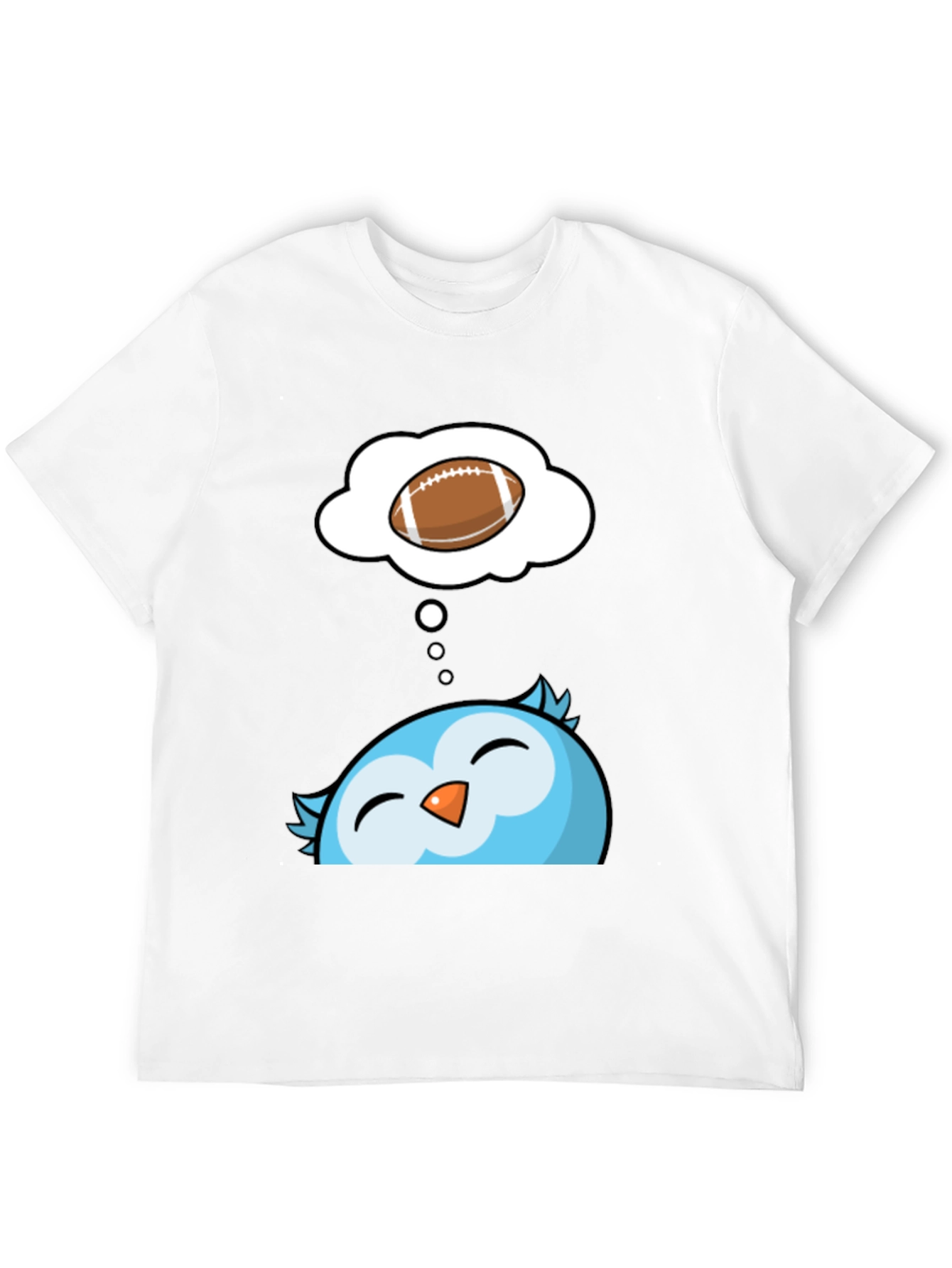 Owl Thinking About Football Graphic Tee