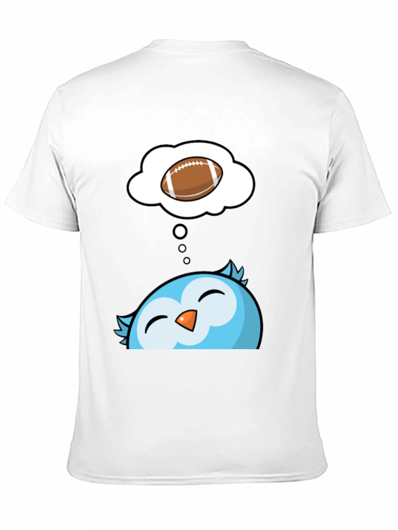 Owl Thinking About Football Graphic Tee