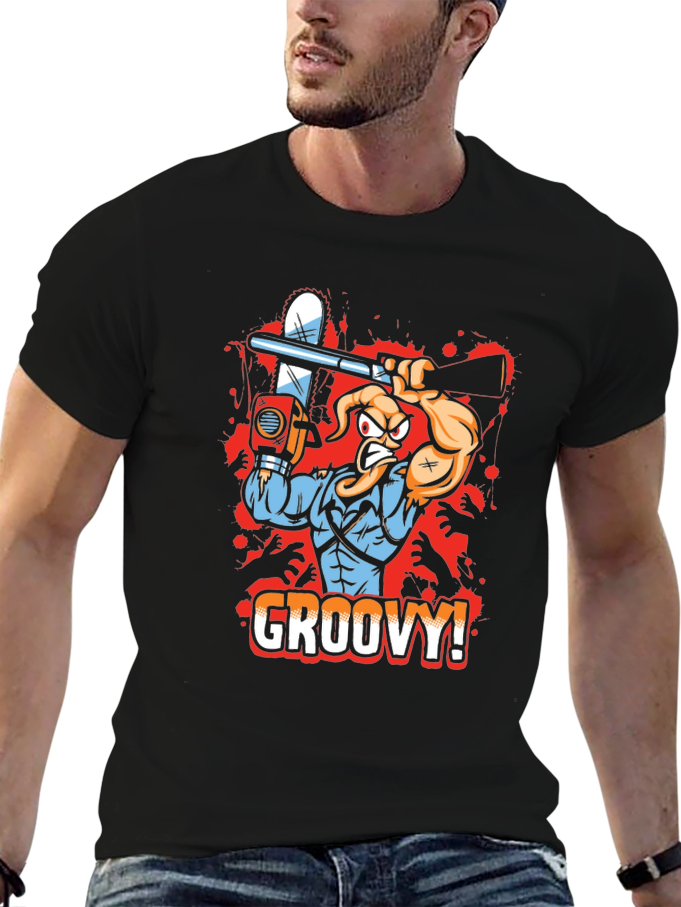 Groovy Cartoon Graphic Tee