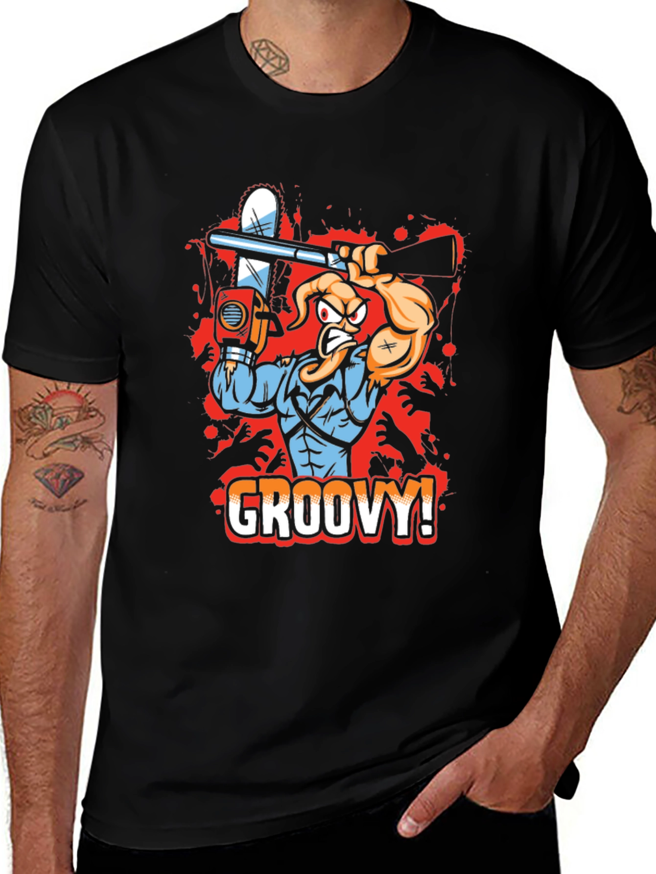 Groovy Cartoon Graphic Tee
