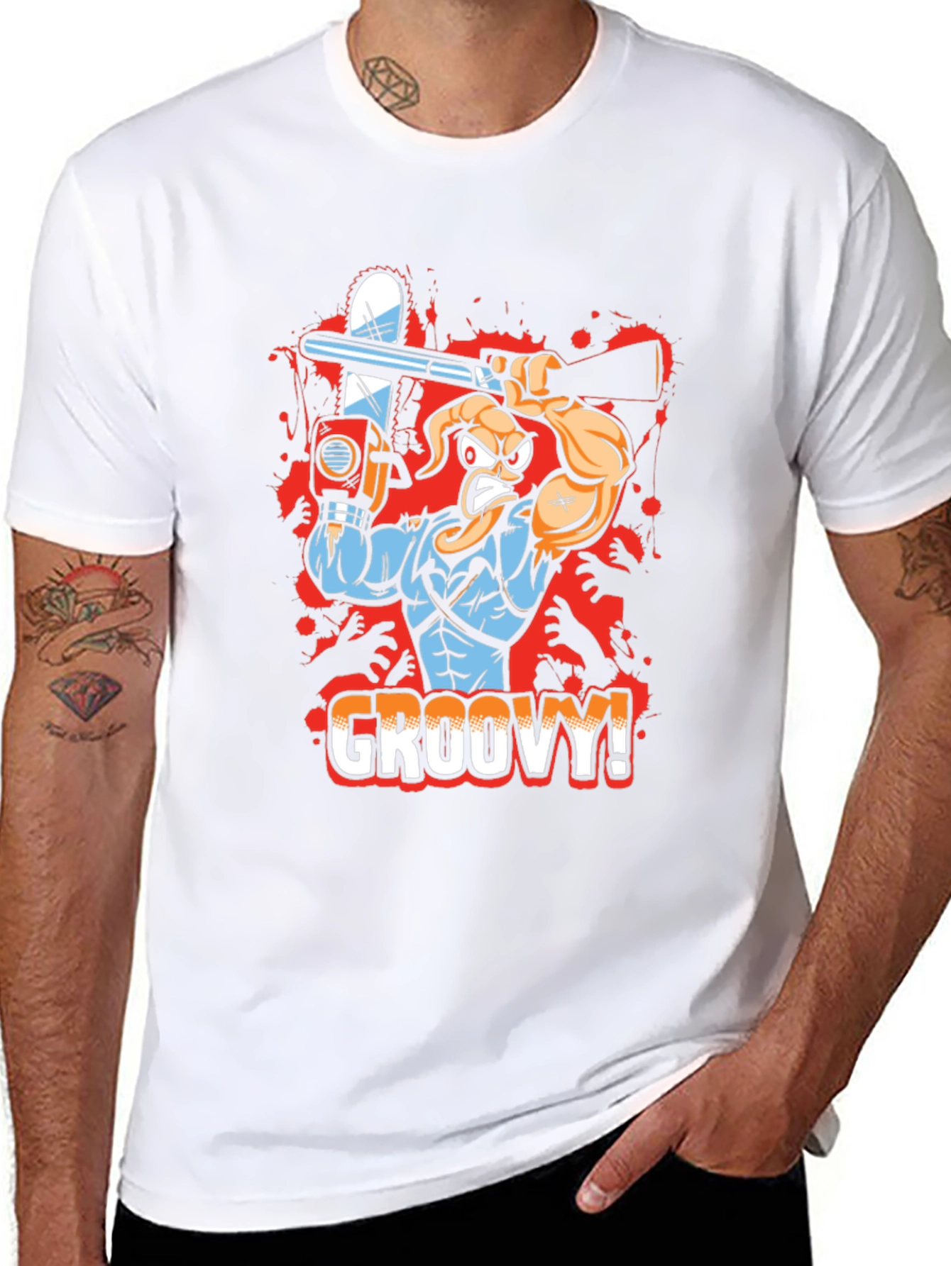 Groovy Cartoon Graphic Tee