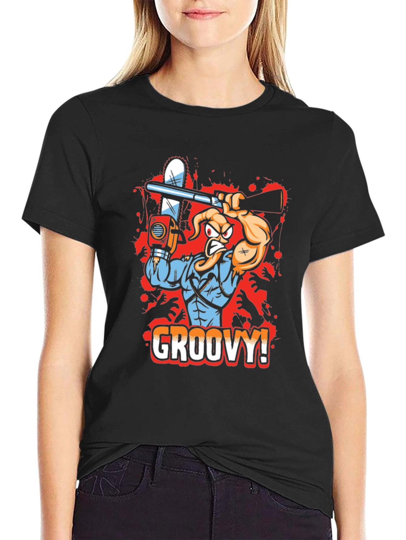 Groovy Cartoon Graphic Tee
