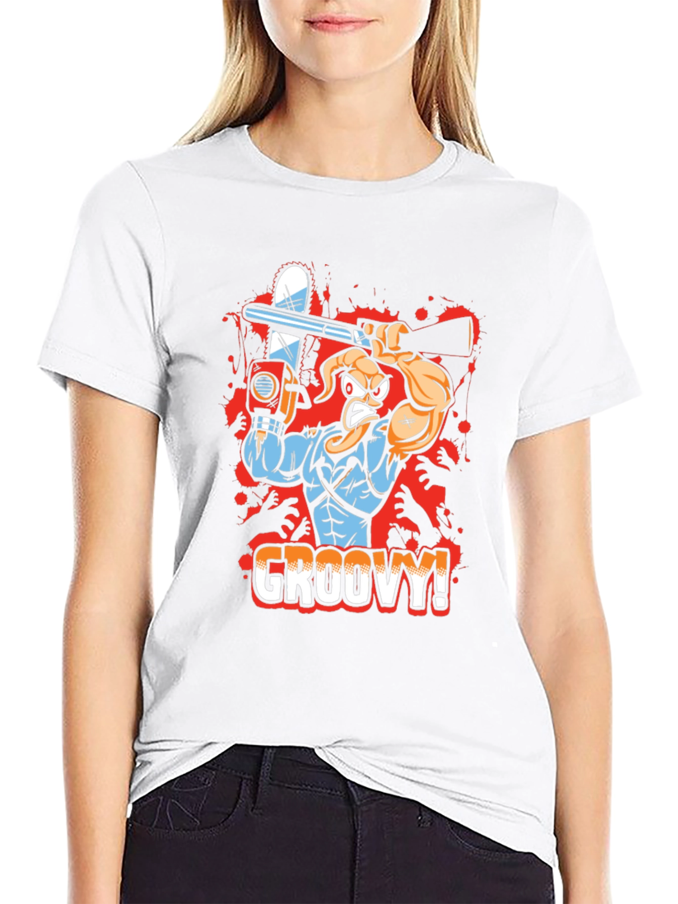 Groovy Cartoon Graphic Tee
