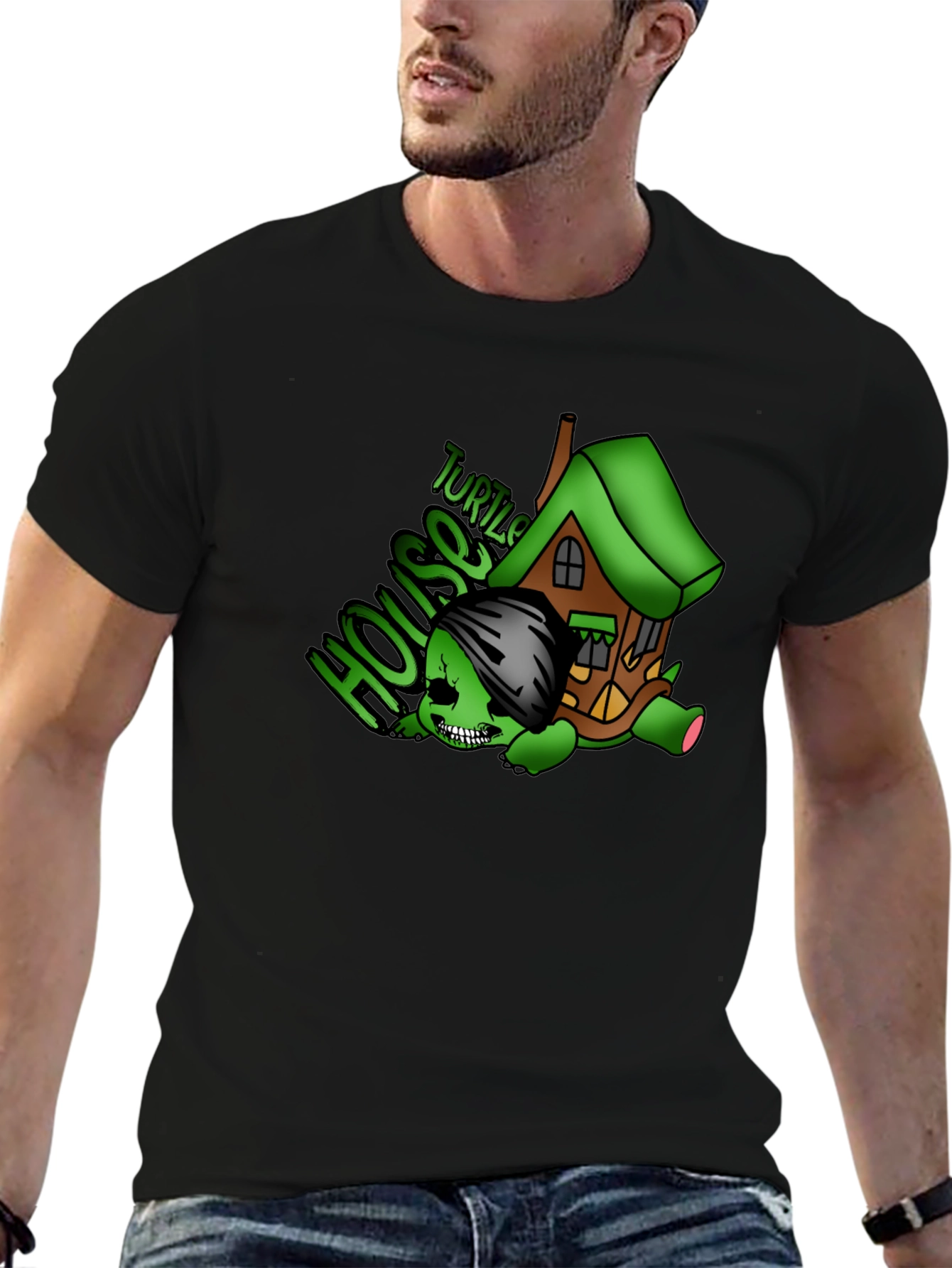 Turtle House Graphic Tee - Unique Design
