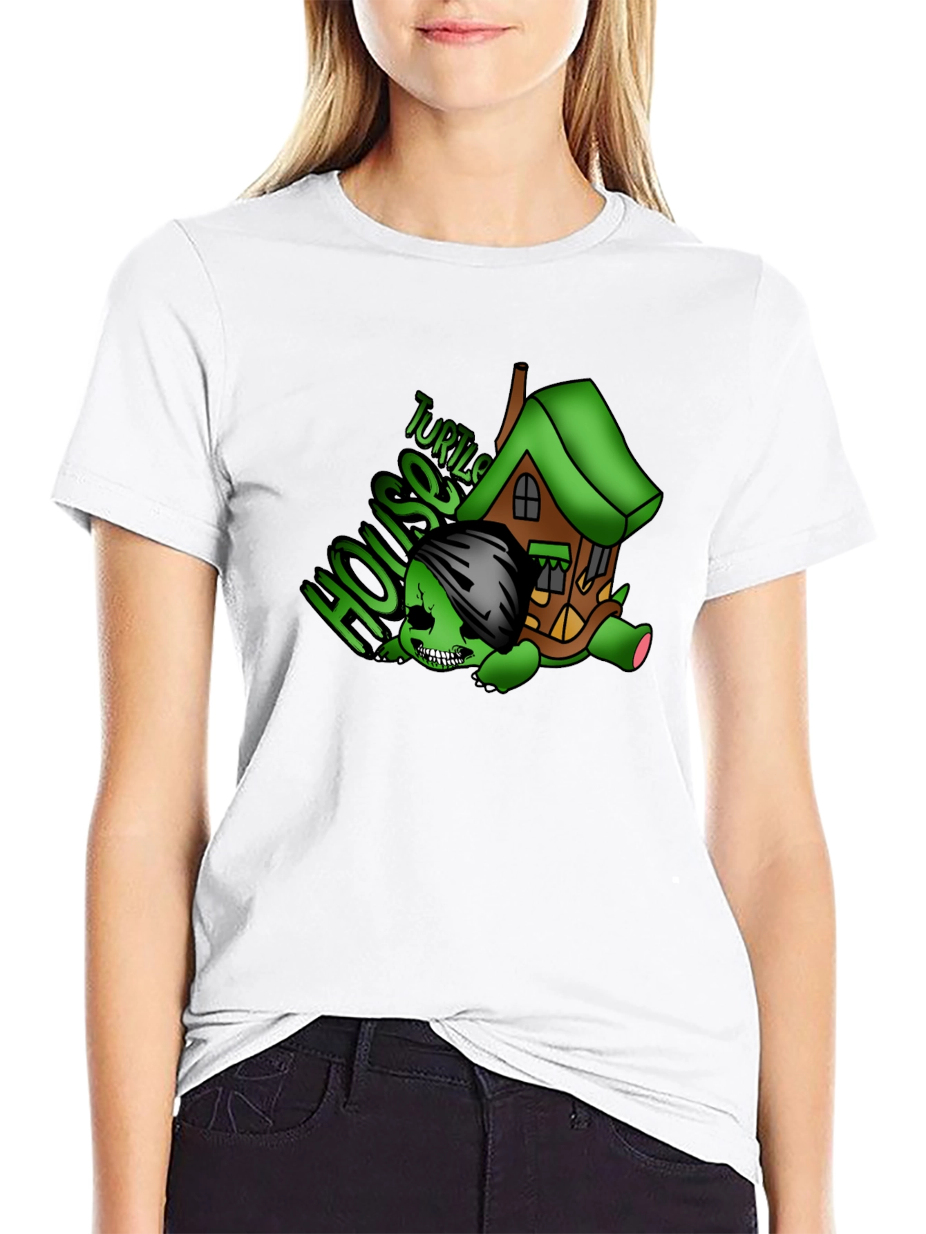 Turtle House Graphic Tee - Unique Design