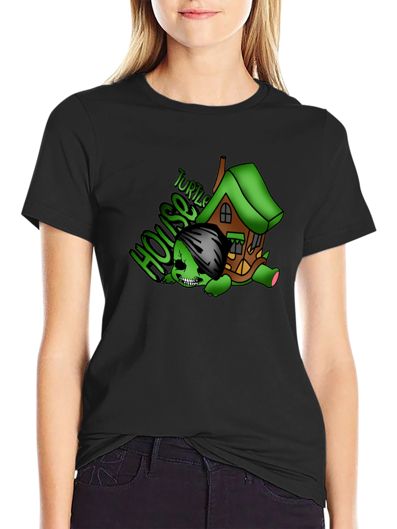 Turtle House Graphic Tee - Unique Design