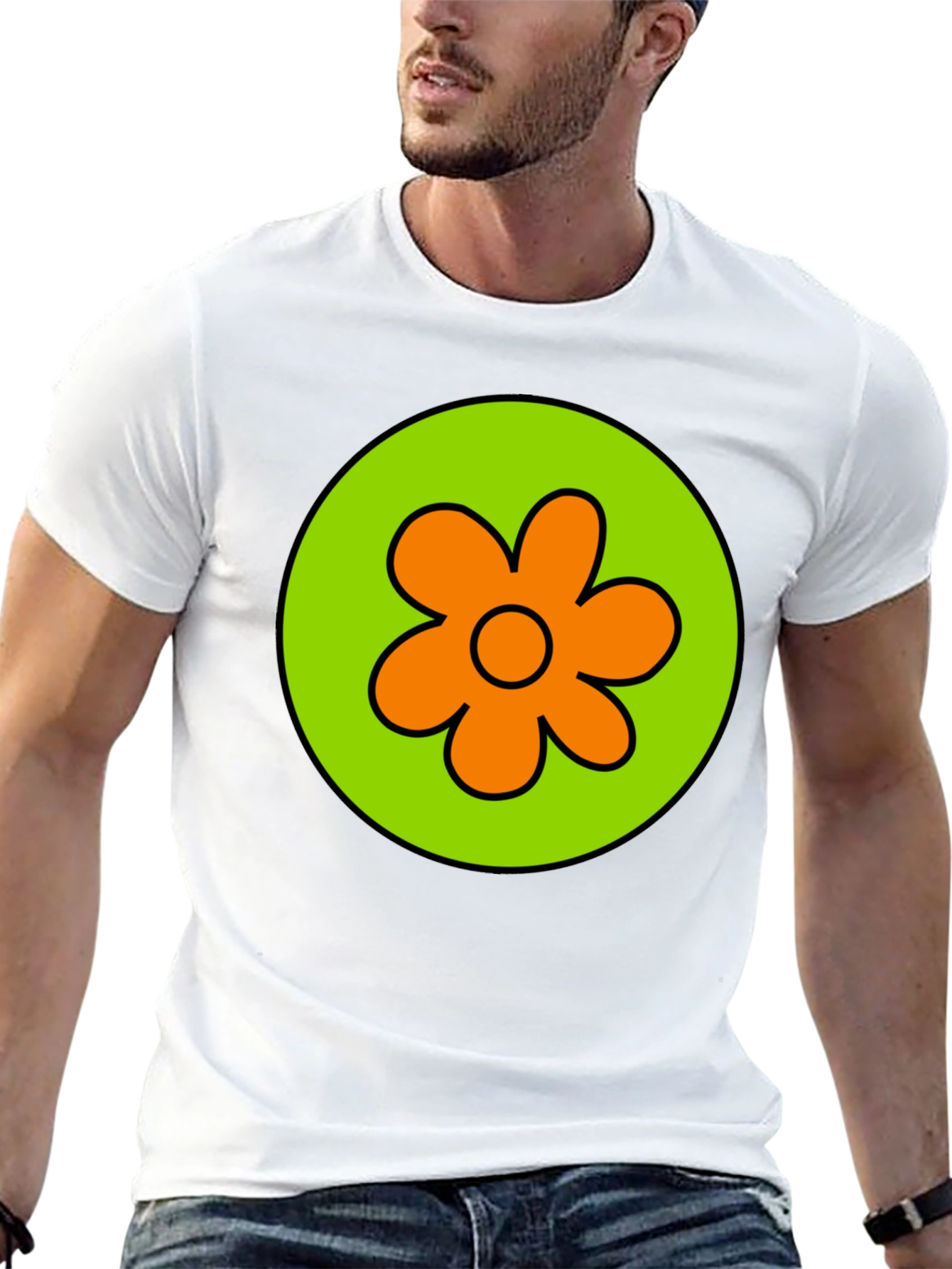 Scooby Doo Velma Flower Power Graphic Tee