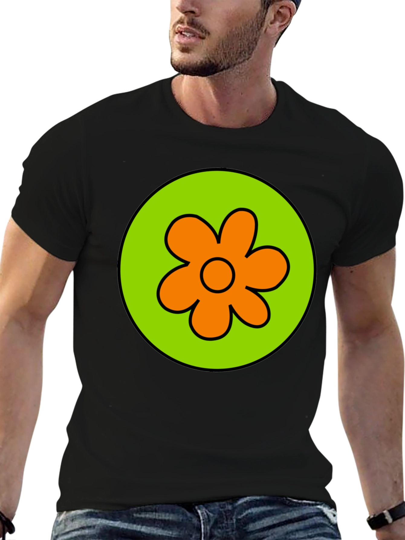 Scooby Doo Velma Flower Power Graphic Tee