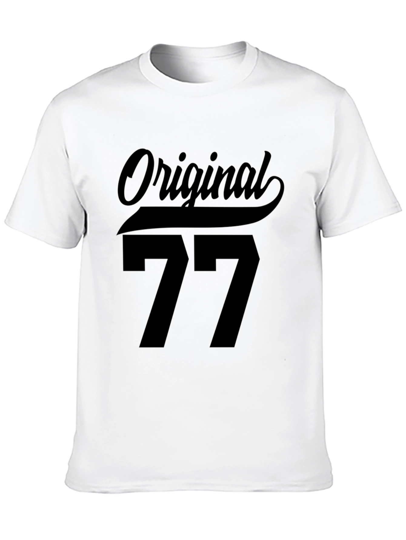 Original 77 Black T-Shirt - Classic Style