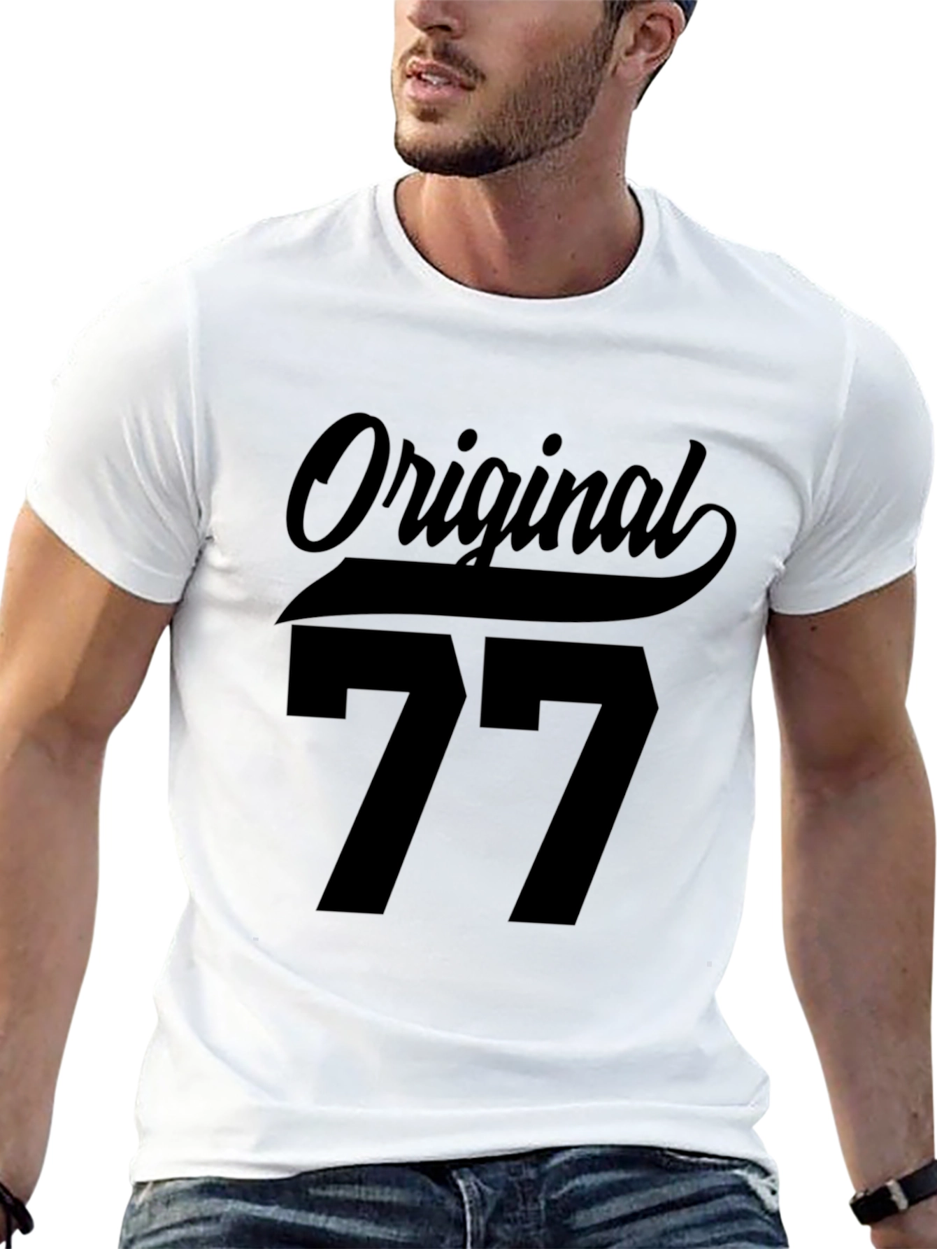 Original 77 Black T-Shirt - Classic Style