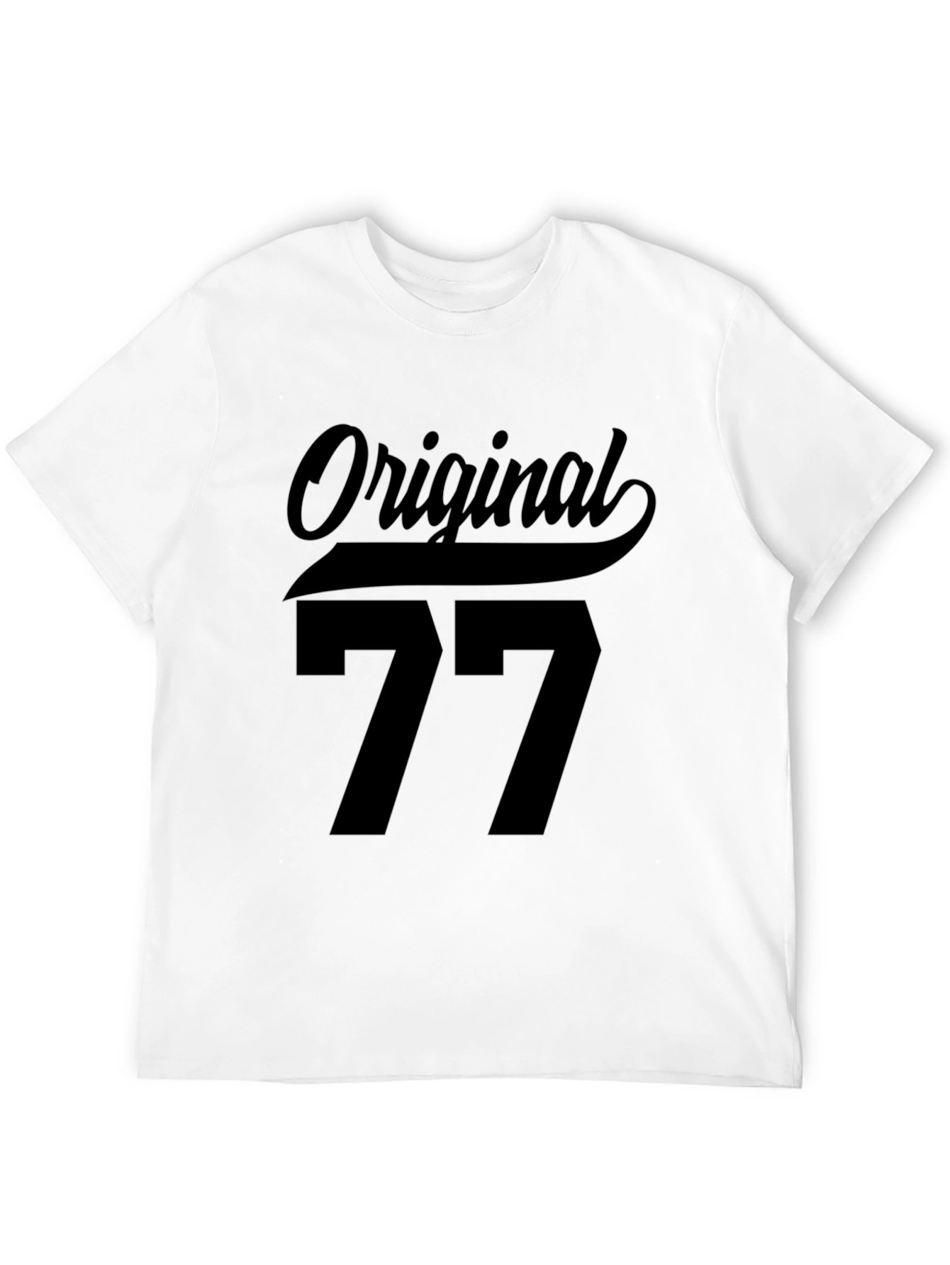 Original 77 Black T-Shirt - Classic Style