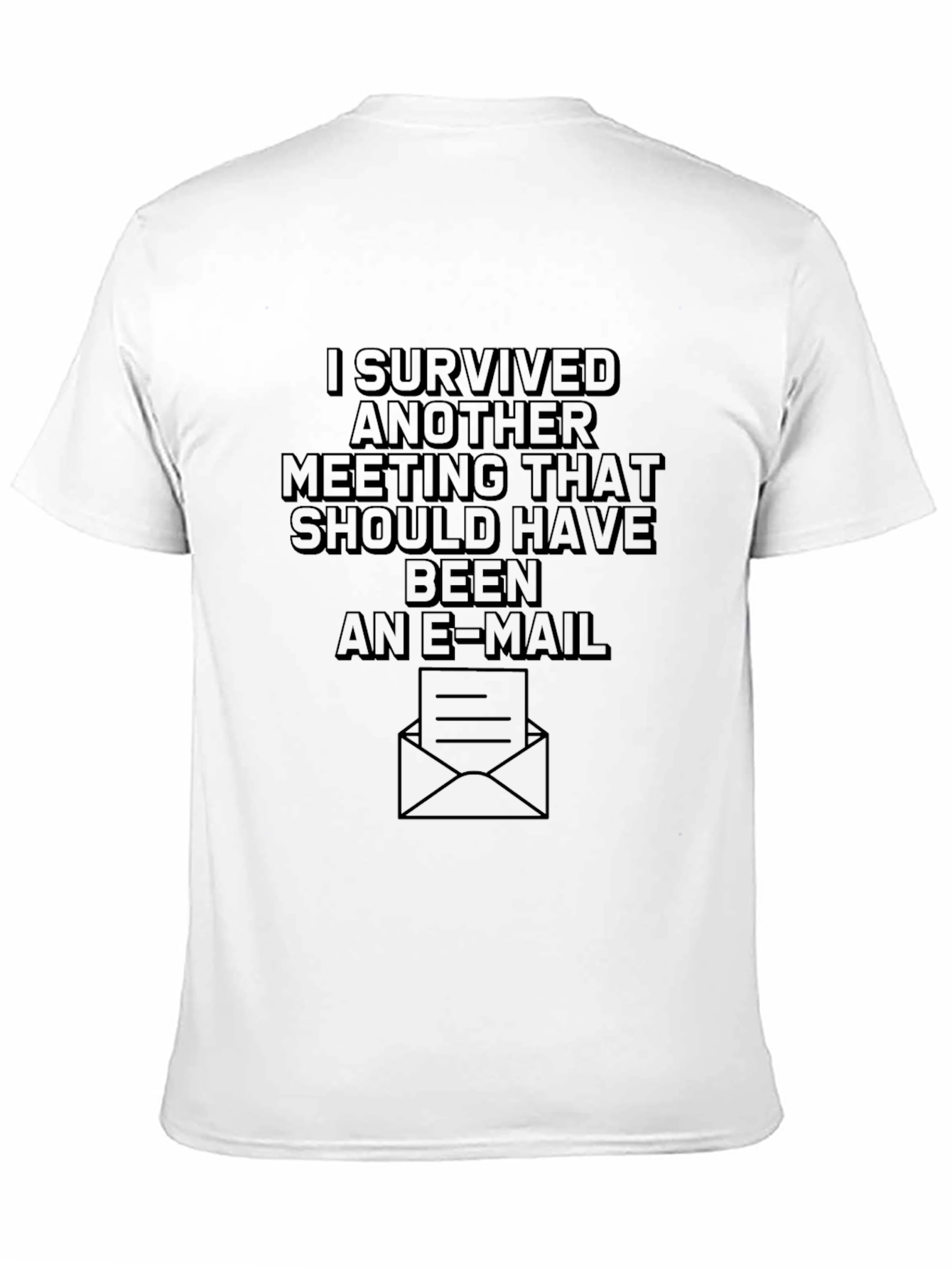 I Survived Another Meeting T-Shirt - Black